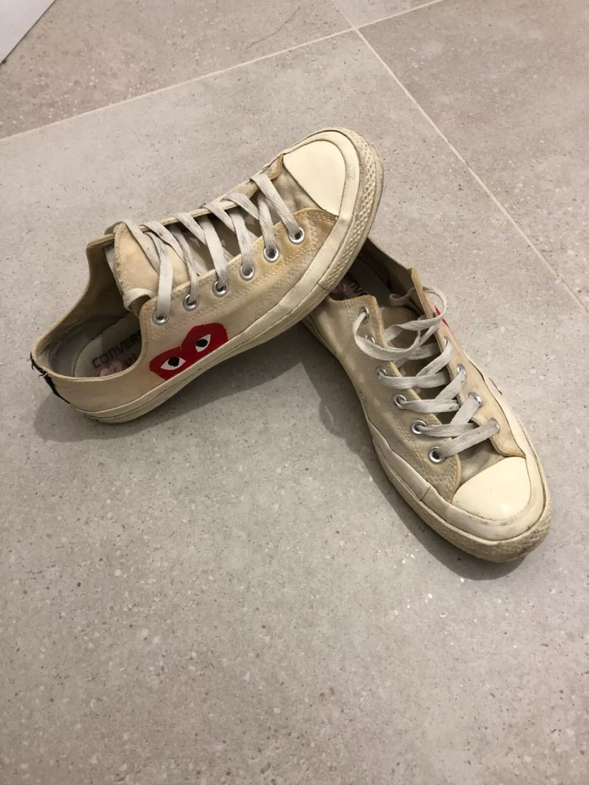 Comme des Garcons × Converse CONVERSE COMME DES GARCONS CHUCK TAYLOR Size US 8 / EU 41 - 1 Thumbnail