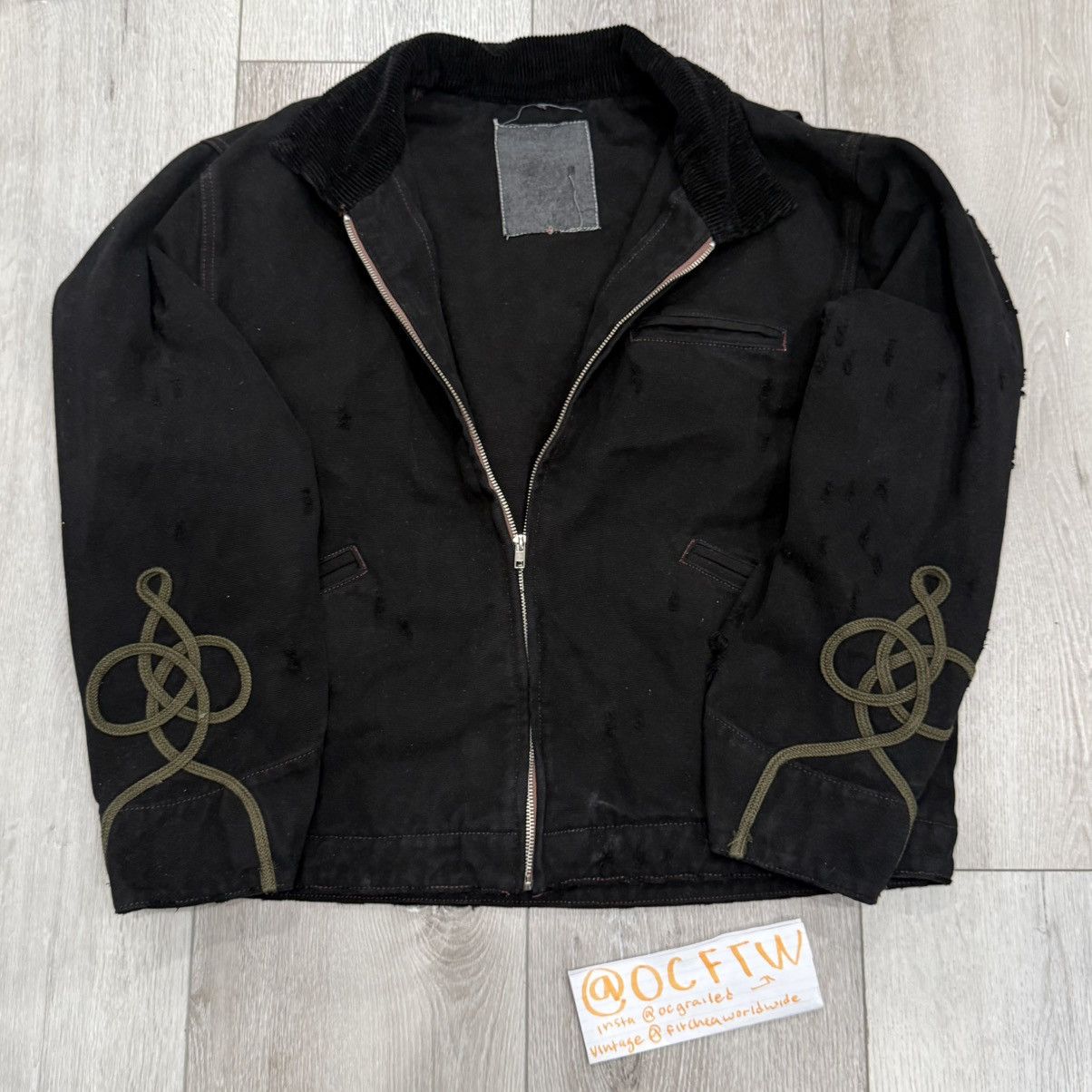 basketcase gallery Basketcase Black Pope denim jacket like a Detroit Size US M / EU 48-50 / 2 - 1 Thumbnail
