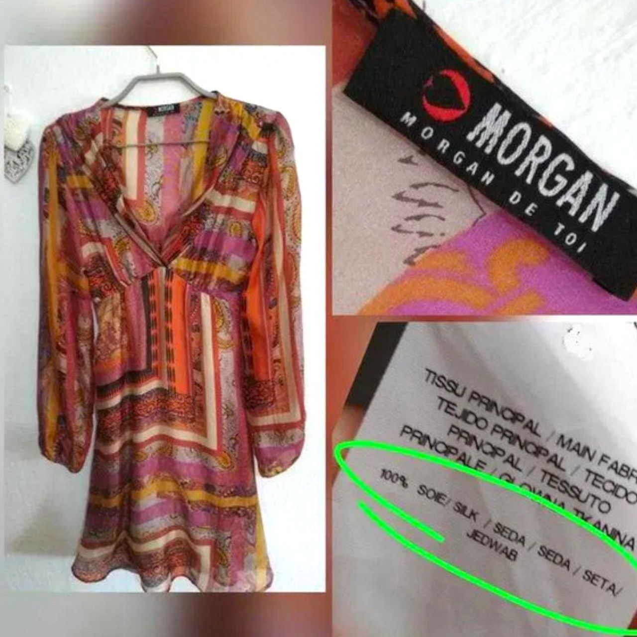 Other morgan de toi silk dress sz xs Size XS / US 0-2 / IT 36-38 - 1 Thumbnail