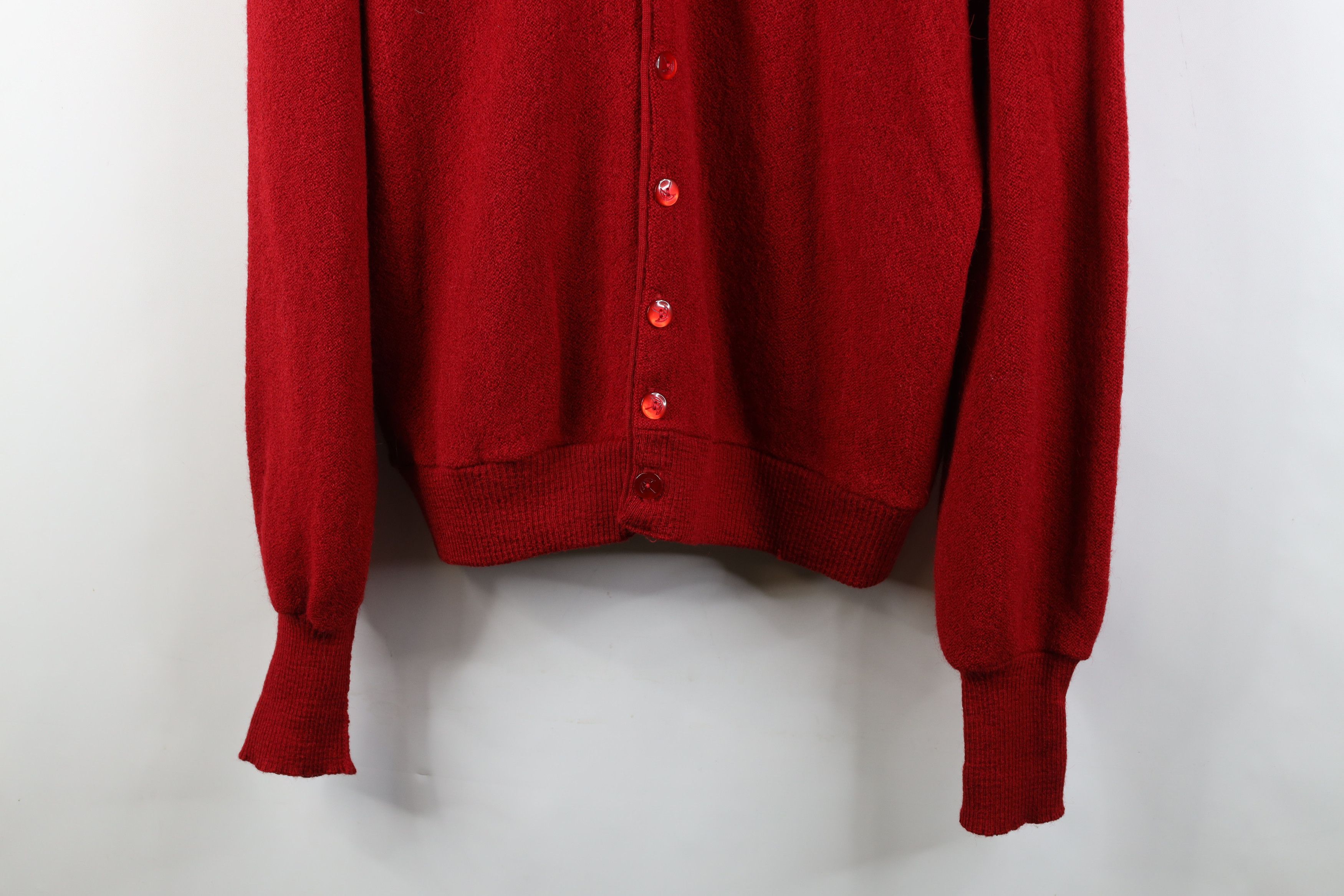 Vintage Vintage 70s Streetwear Wool Blend Knit Cardigan Sweater USA Size US L / EU 52-54 / 3 - 3 Thumbnail