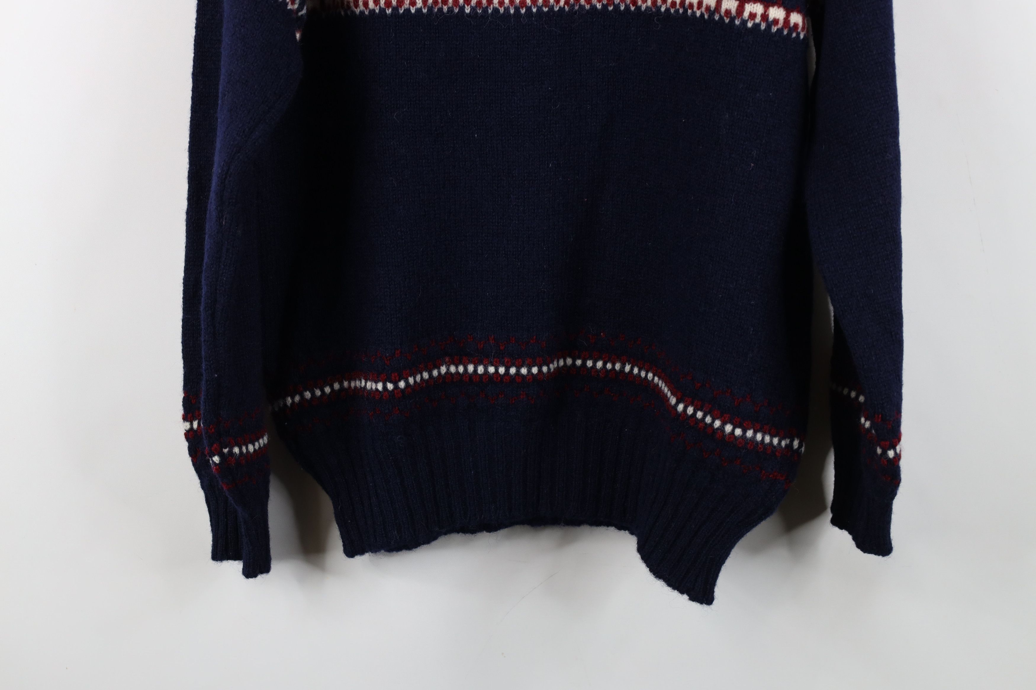 Pendleton Vintage 70s Pendleton Wool Fair Isle Knit Sweater USA Size L / US 10 / IT 46 - 9 Thumbnail