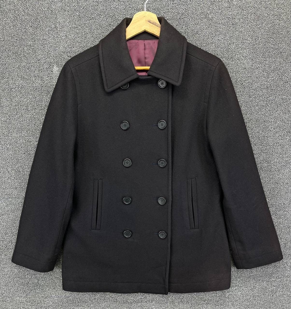 Lacoste Double Breasted Rare Wool Jacket