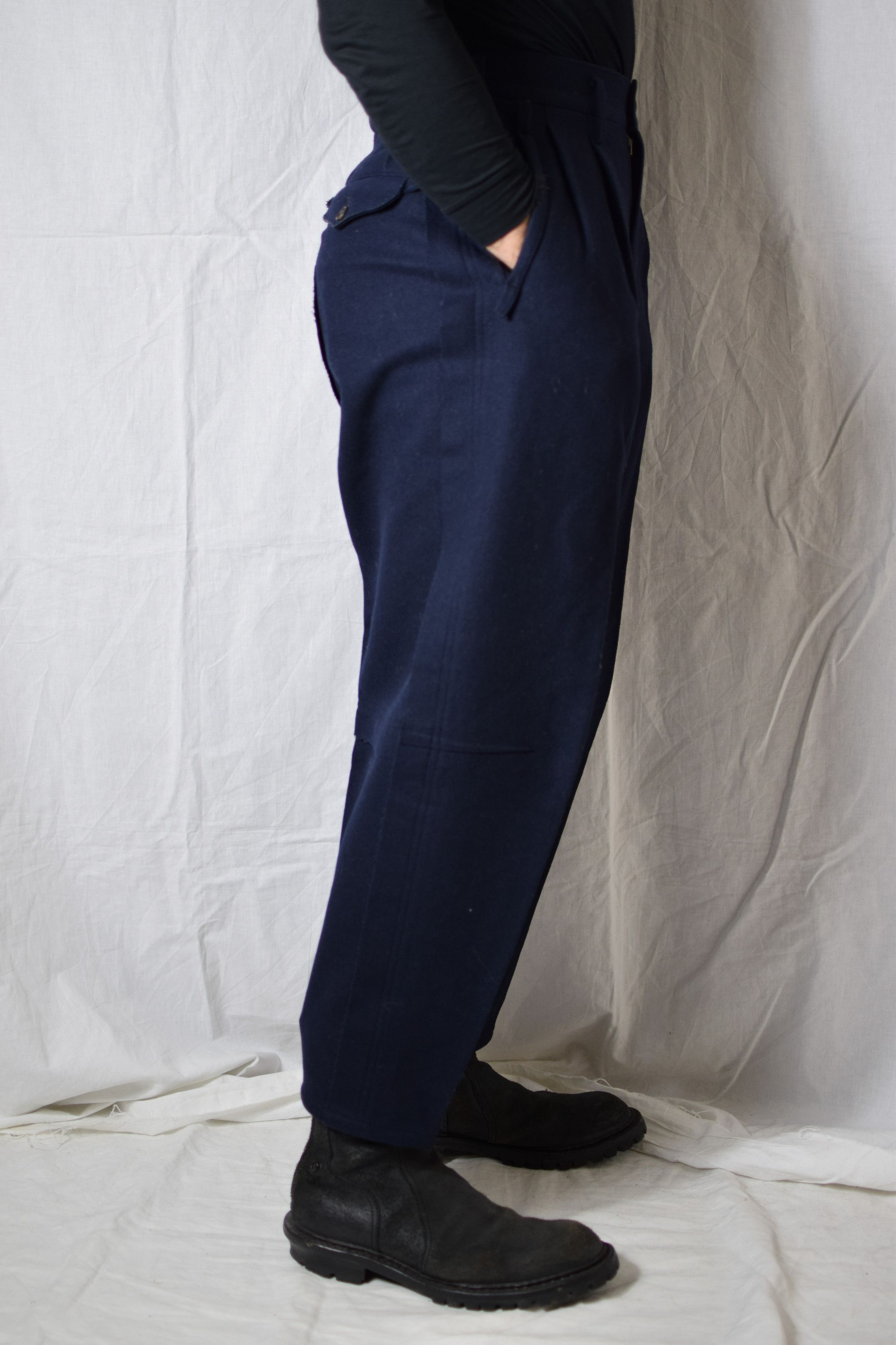 Yohji Yamamoto YYPH AW93 Wool-Linen Pants - HP-P54-111 Size US 30 / EU 46 - 6 Thumbnail