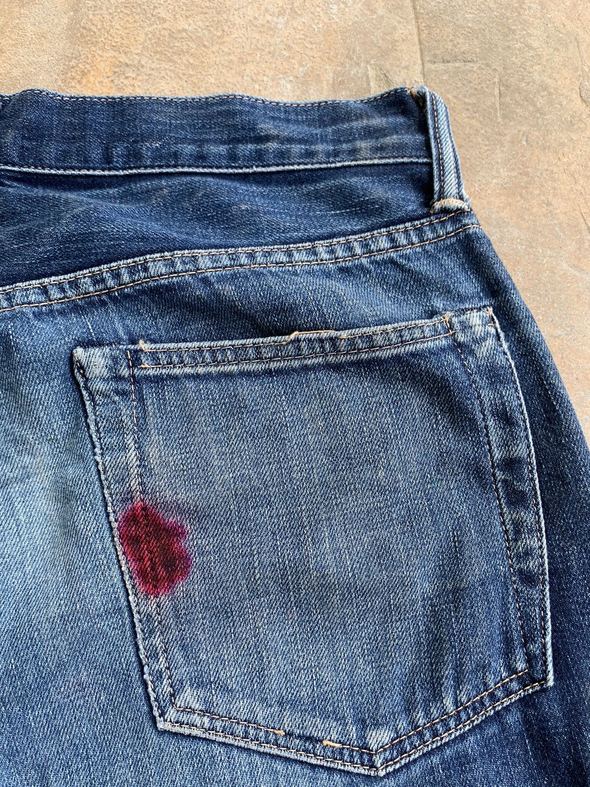 Japanese Brand × Vintage Unknown Japanese Brand Selvedge Distressed Denim Size US 31 - 14 Thumbnail