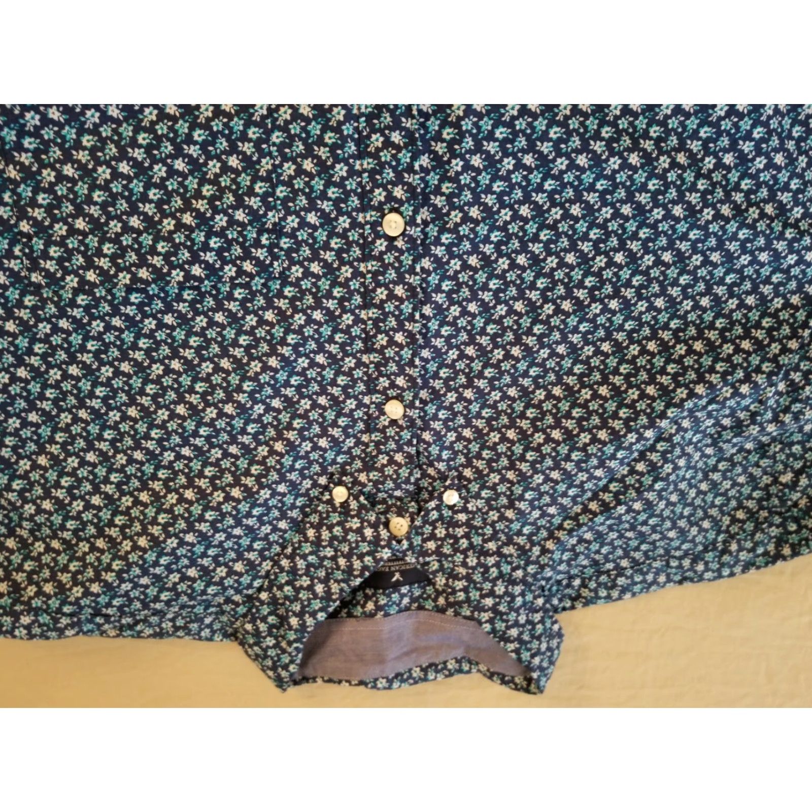 American Eagle Outfitters Womens American Eagle Outfitters Dress Shirt 2XL Blue Button Cotton Shirt Long Sleeve Mens? Size XXL / US 16-18 / IT 52-54 - 2 Thumbnail