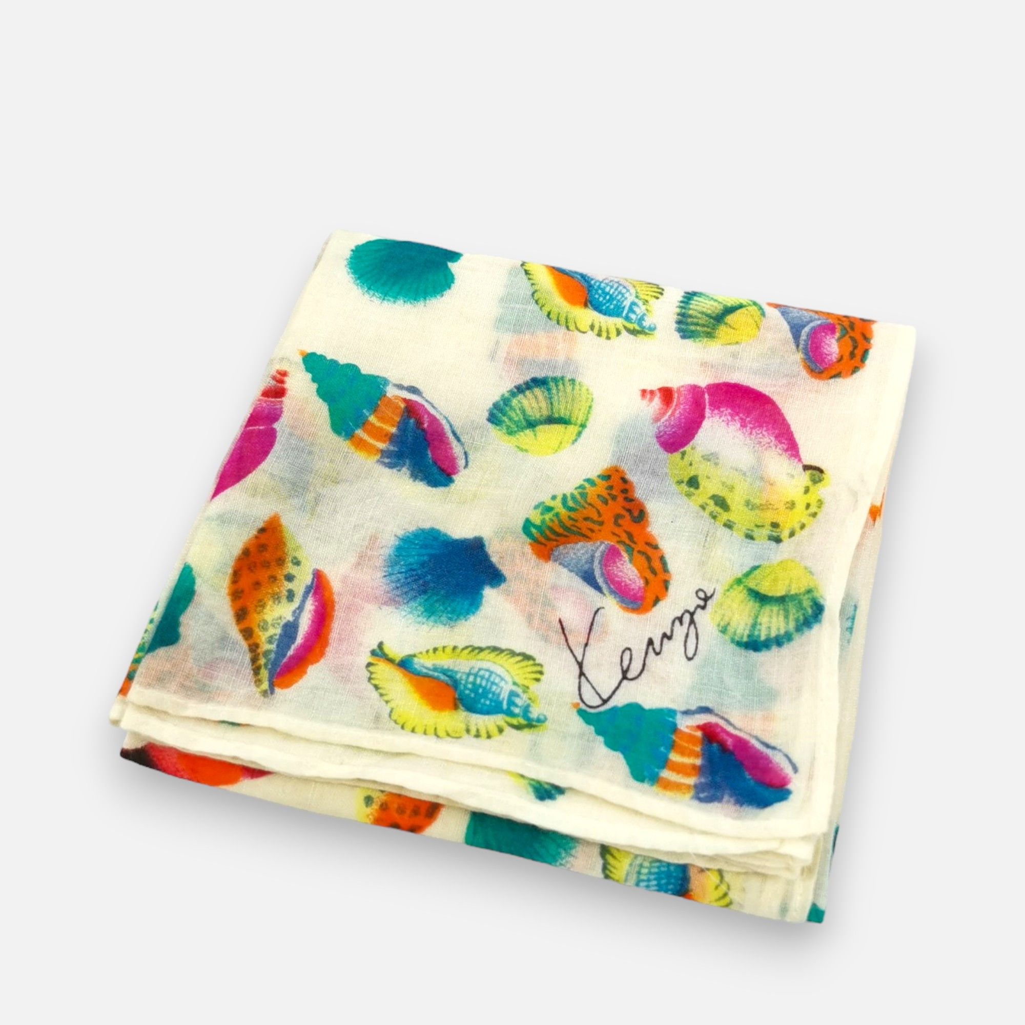 Kenzo × Vintage Vintage Kenzo Handkerchief Bandana Neckerchief Size ONE SIZE - 3 Thumbnail