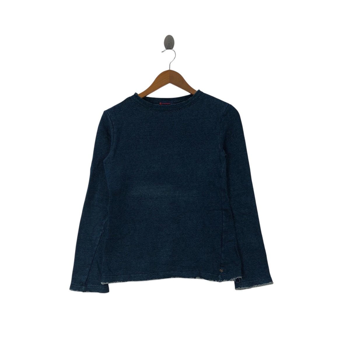 45rpm × Japanese Brand Japanese Brand 45RPM STUDIO JAPAN Indigo Scab Distressed Size XS / US 0-2 / IT 36-38 - 1 Thumbnail