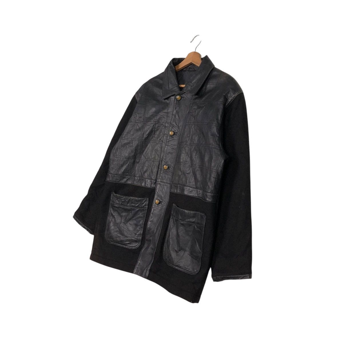 Japanese Brand 🔥VINTAGE BIKER LEATHER JACKET GO & GODON ISSEY MIYAKE Size US M / EU 48-50 / 2 - 4 Thumbnail