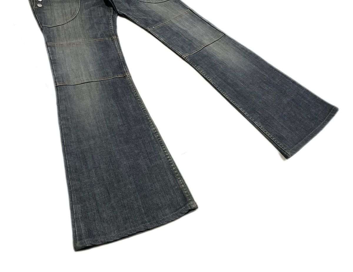 Tornado Mart 🔥Y2K Archived Tornado Mart Flared Denim Bell Bottoms Size US 34 / EU 50 - 5 Thumbnail