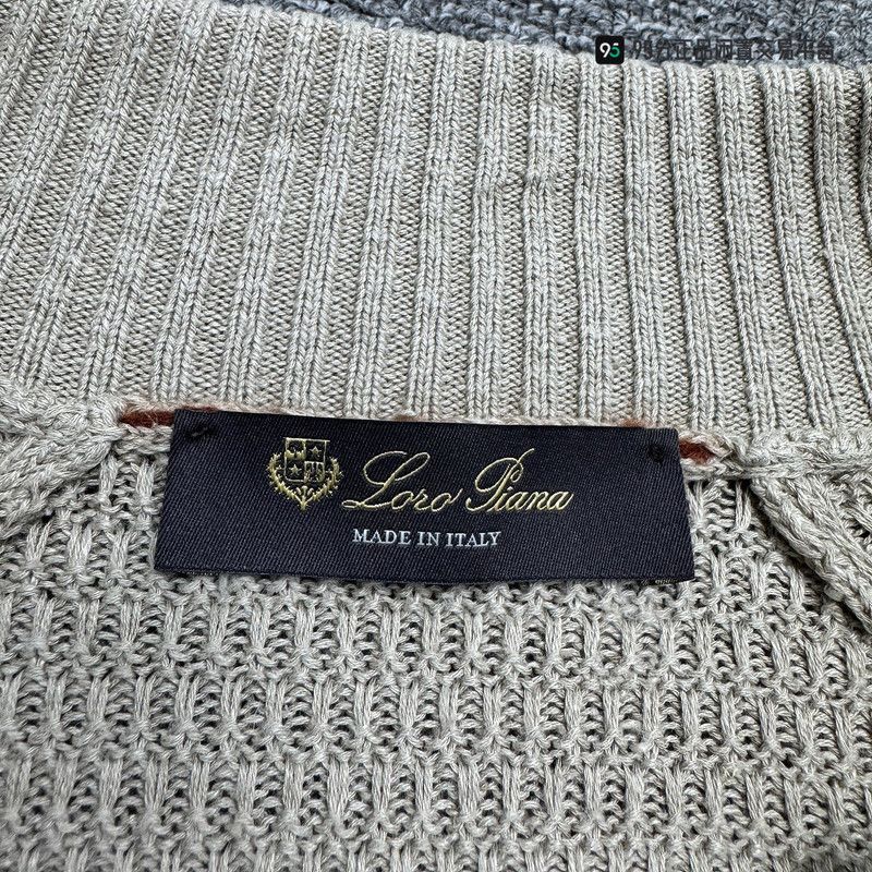 Loro Piana Loro Piana Men's Silk-Linen Blend Knit Sweater Size US L / EU 52-54 / 3 - 1 Thumbnail