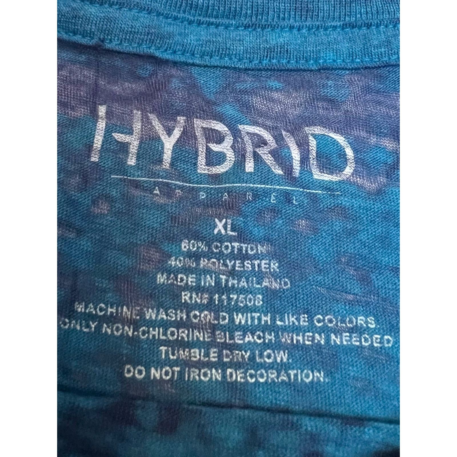 Other Hybrid Apparel Guitar Necks Blue Shirt XL Size US XL / EU 56 / 4 - 6 Thumbnail