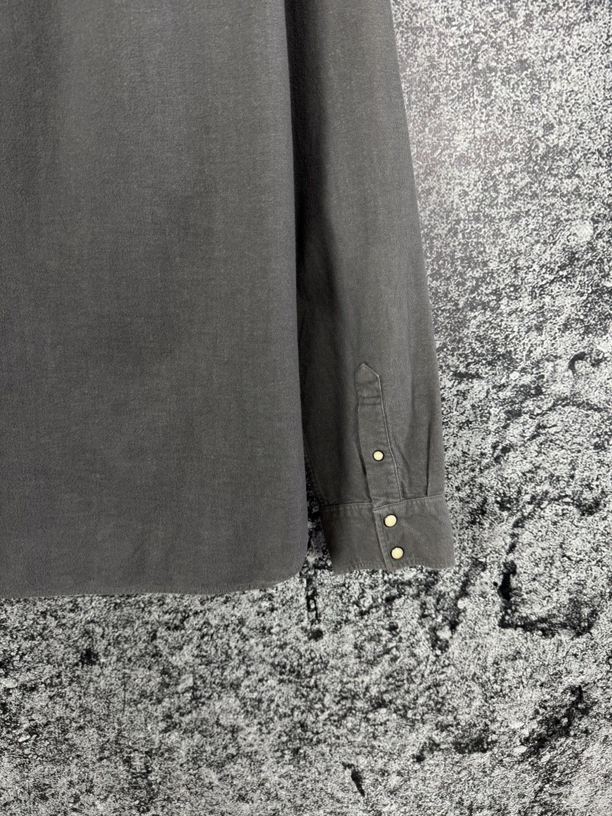 Allsaints Allsaints Helm Long Sleeve Shirt Button Up Cotton/Wool Sz L Size US L / EU 52-54 / 3 - 12 Thumbnail