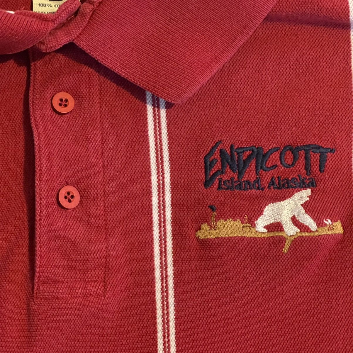 Gear for Sports Vintage Alaska Shirt Men XL Red Gear For Sports Polo Preppy Size US XL / EU 56 / 4 - 4 Thumbnail