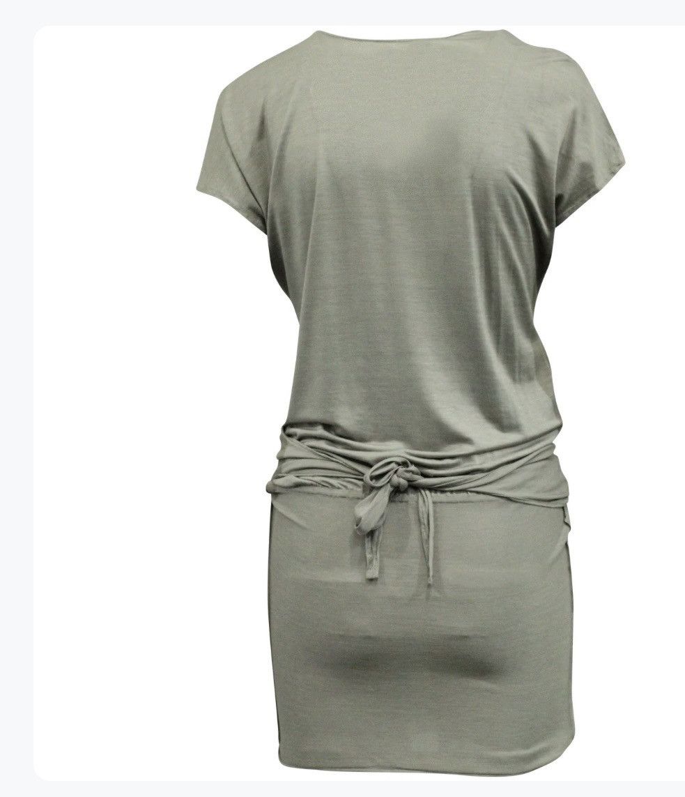 Maison Margiela Grey Viscosse Mini Dress Size M / US 6-8 / IT 42-44 - 3 Thumbnail