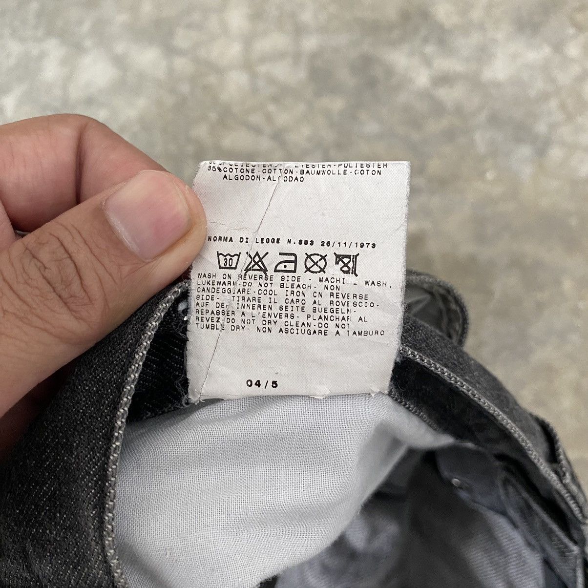 Versace 2004 Archive Versace Sanded Black Bondage Denim Jeans Size US 38 / EU 54 - 25 Thumbnail