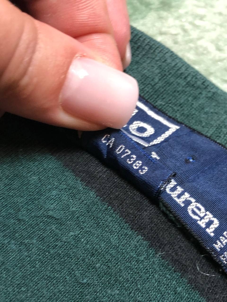 Polo Ralph Lauren Polo Ralph Lauren Striped Streetwear Vintage Polo Size L Size US L / EU 52-54 / 3 - 3 Thumbnail