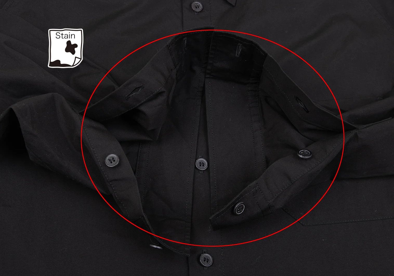 Yohji Yamamoto Yohji Yamamoto Asymmetrical Collar Shirt Black Size US M / EU 48-50 / 2 - 11 Thumbnail