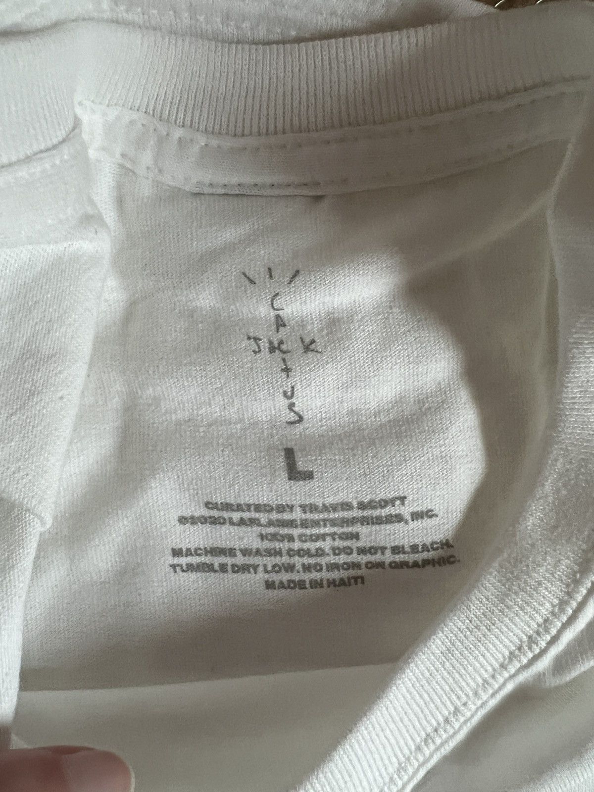 Travis Scott Cactus Jack Logo Tee Large (1) Size US L / EU 52-54 / 3 - 3 Thumbnail
