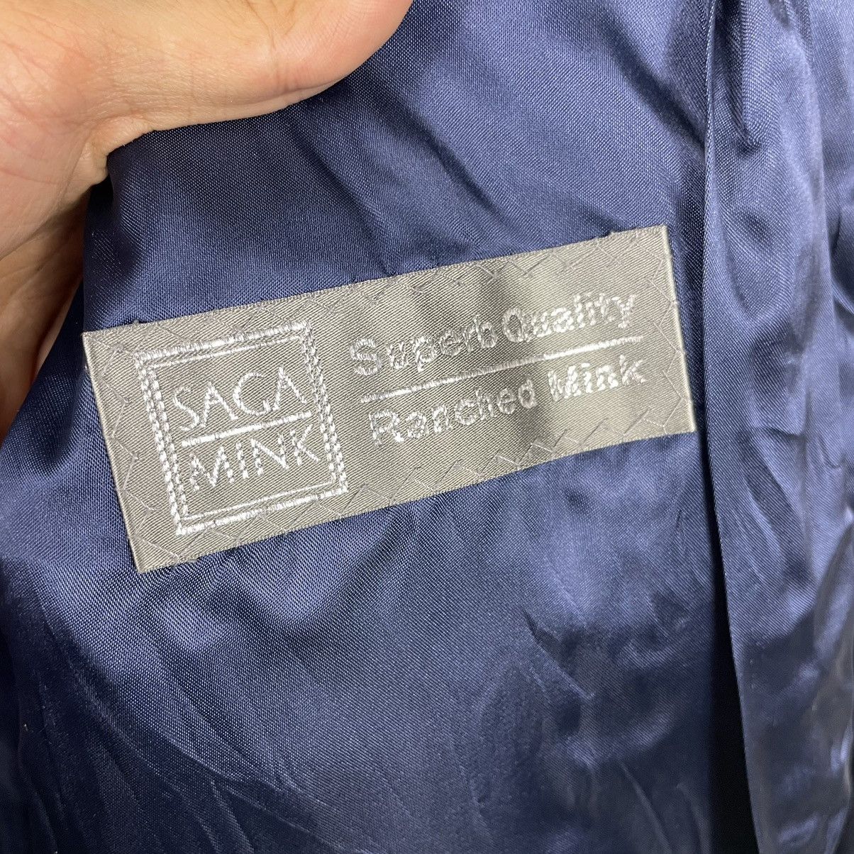 Sagafurs ARCHIVE💥 SAGA FOX ROYAL RANCHED MINK REAL FUR JACKET Size US M / EU 48-50 / 2 - 12 Thumbnail