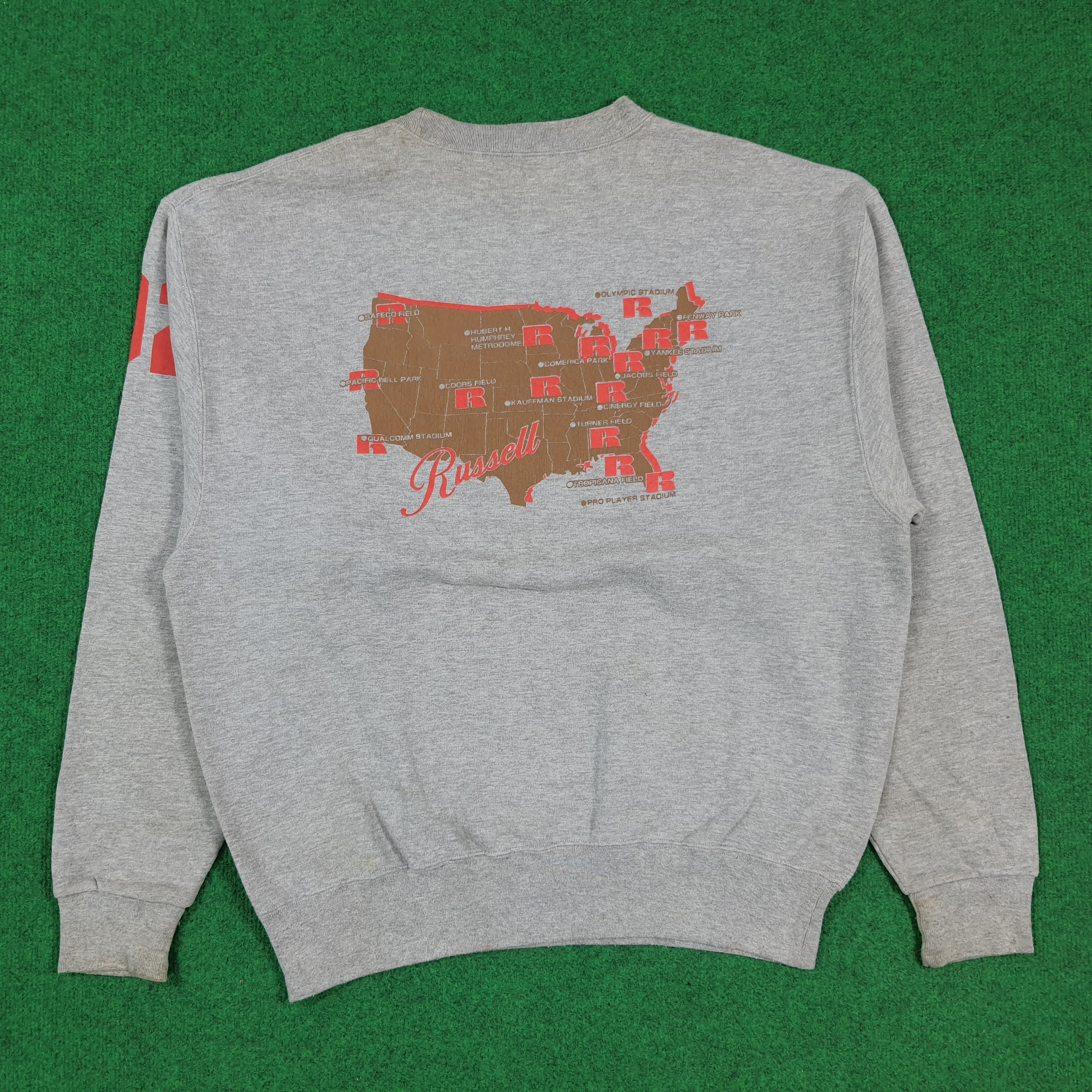 Russell Athletic Vintage Russell Athletic Sports Sweatshirt C307N13 Size US L / EU 52-54 / 3 - 1 Thumbnail