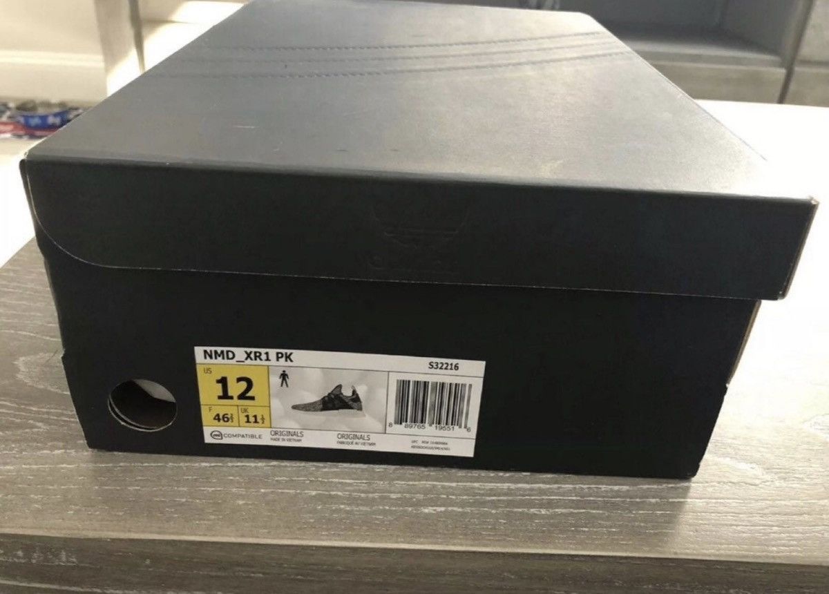 Adidas ADIDAS NMD XR1 Glitch Camo White Core Black Solar Red Sz 12 Size US 12 / EU 45 - 10 Thumbnail