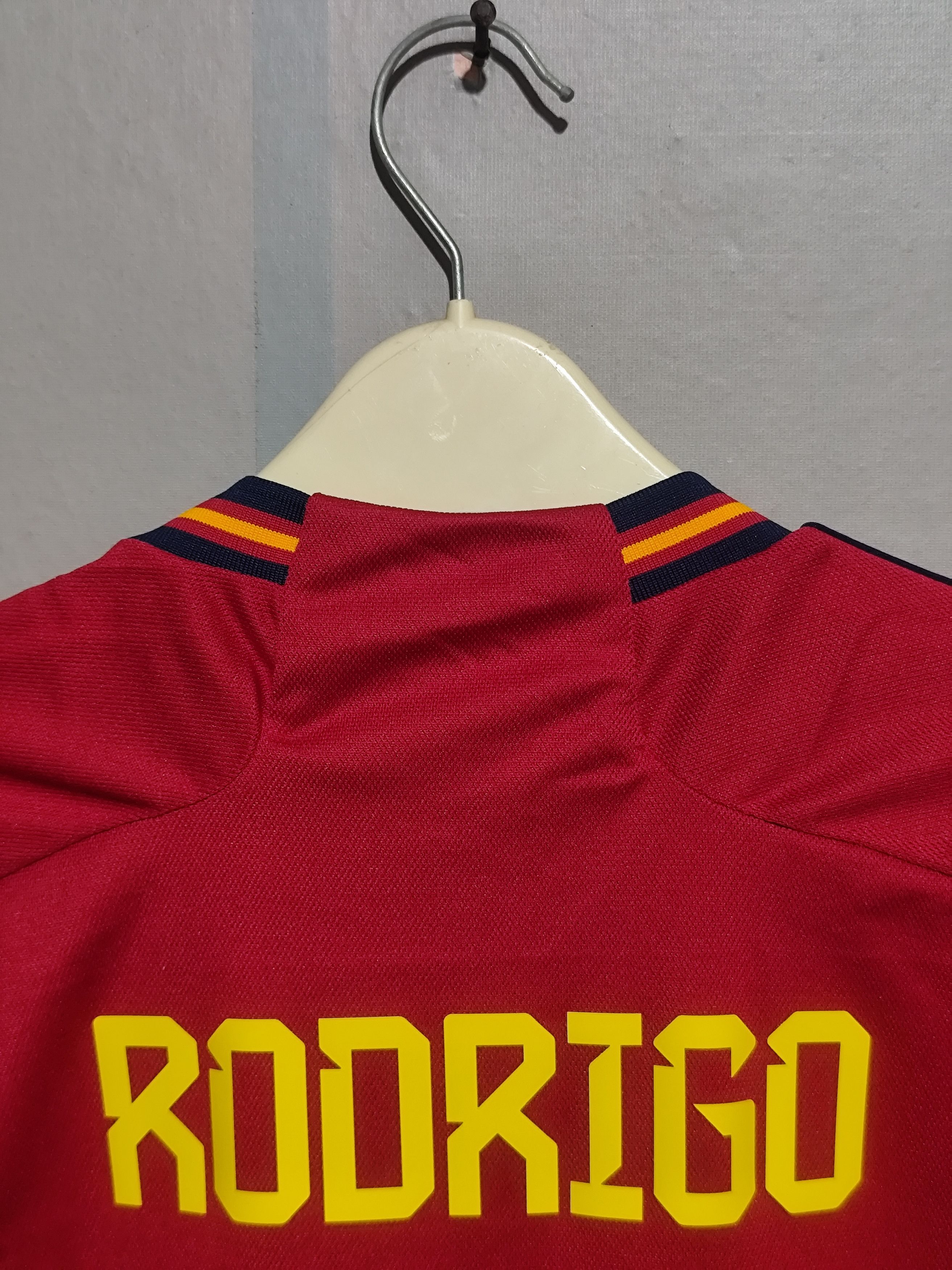 Adidas Spain #16 Rodrigo UEFA Nation League 2022/2023 Home Jersey Size US XL / EU 56 / 4 - 19 Thumbnail