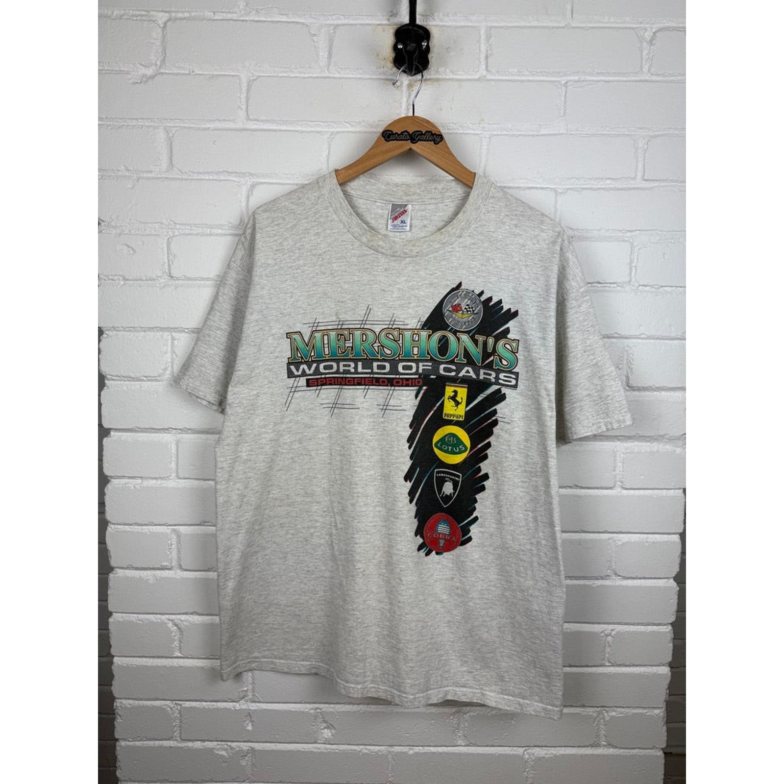 Vintage Vintage 1997 Mershons World Of Cars T Shirt XL 90s Size US XL / EU 56 / 4 - 2 Thumbnail