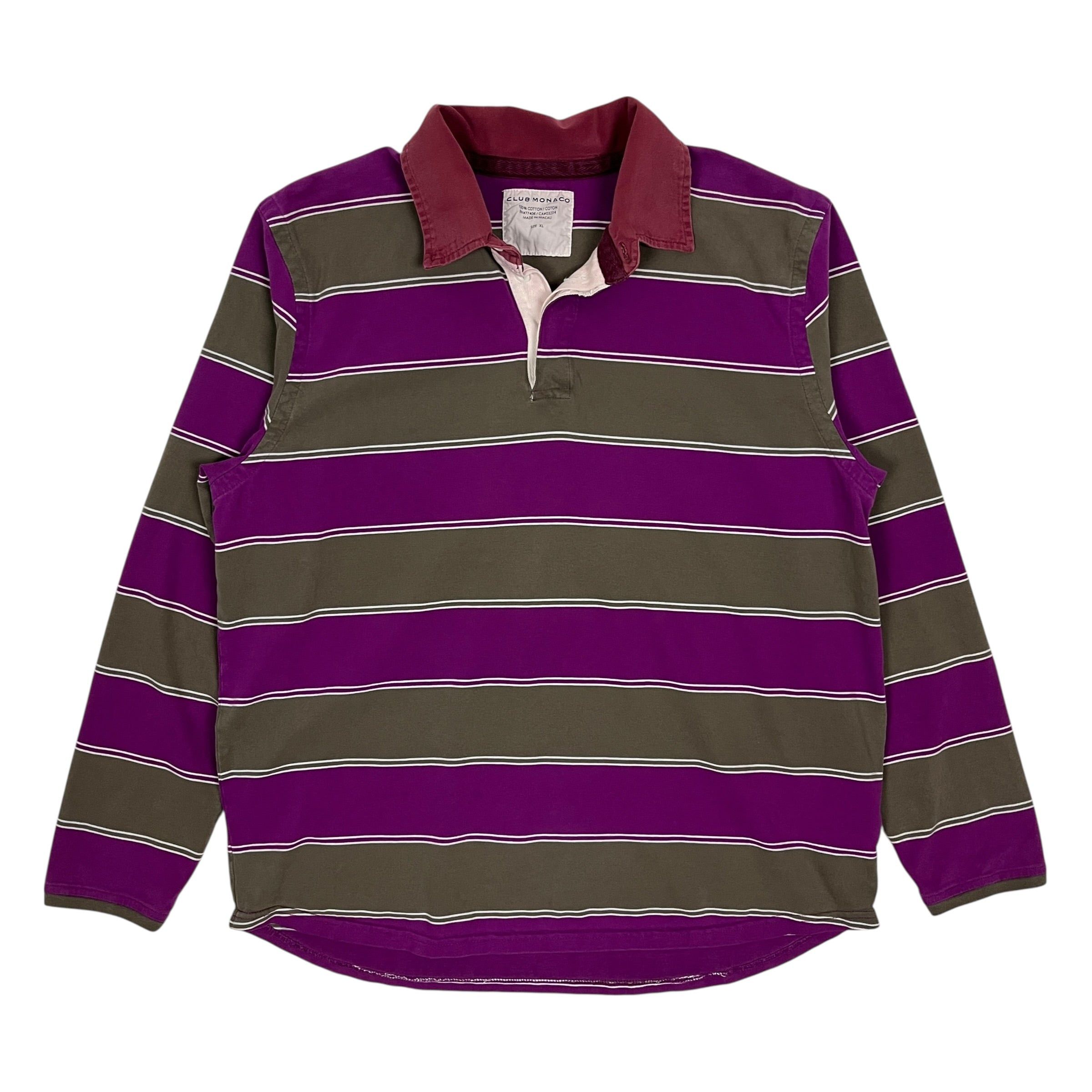 Club Monaco Club Monaco Striped Long Sleeve - Size L Size US L / EU 52-54 / 3 - 1 Thumbnail