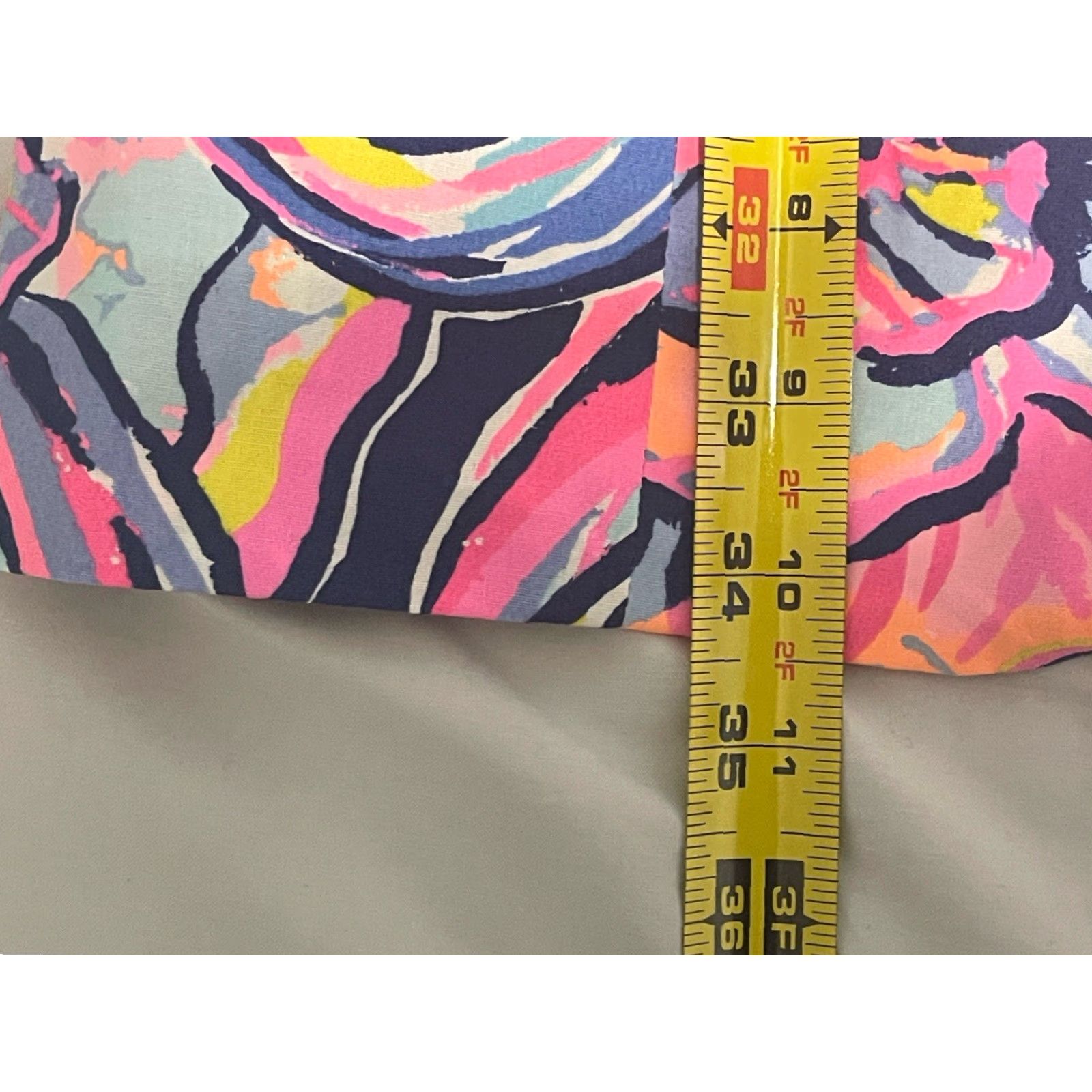 Lilly Pulitzer Lilly Pulitzer Devina Stretch Dress Mini Multicolor Floral Ruffles Zip 00 Womens Short Cotton Shirt? Size XXS / US 00 / IT 34 - 3 Thumbnail