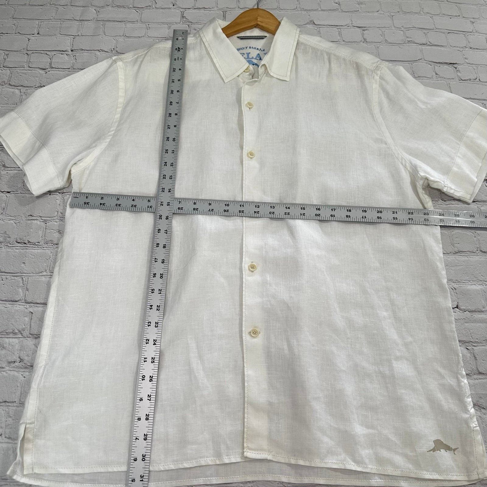 Tommy Bahama Tommy Bahama relax button-down short Short Sleeve 100% linen Size US XL / EU 56 / 4 - 6 Thumbnail