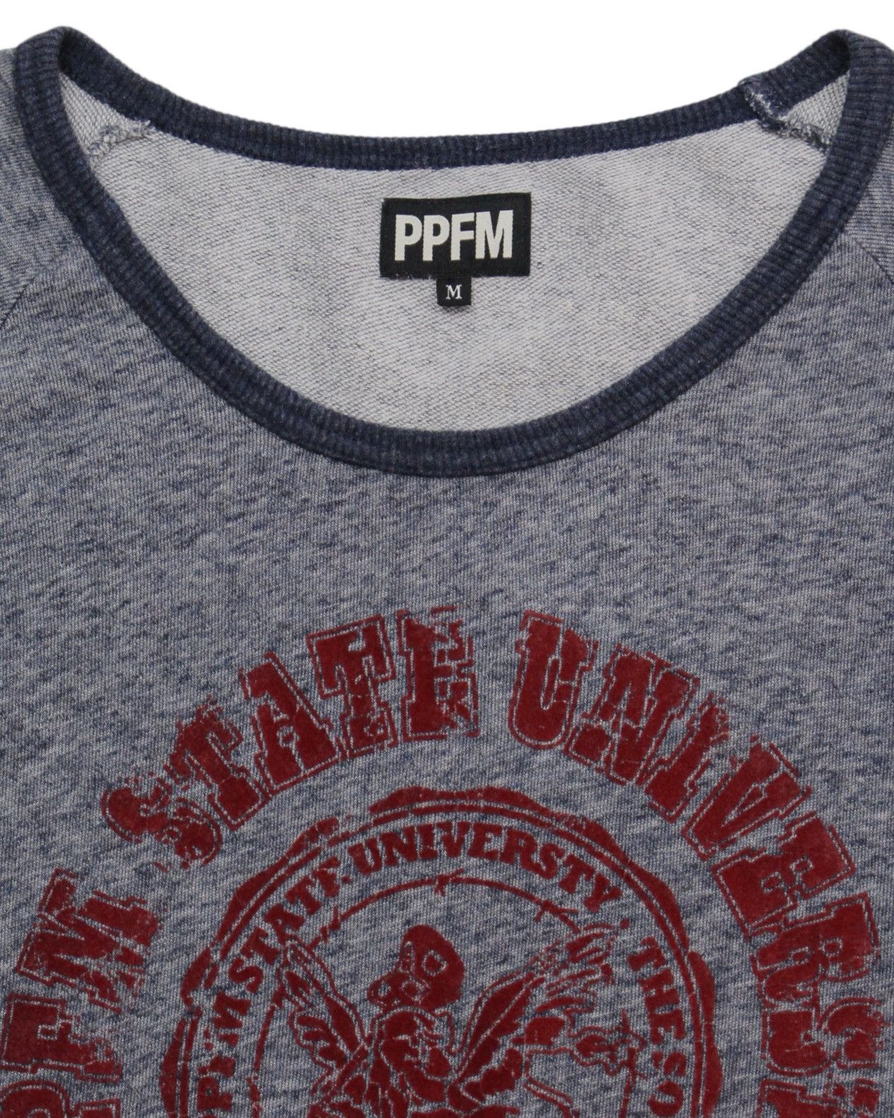 Hysteric Glamour SS2013 PPFM STATE UNIVERSE BADGE RAGLAN CREWNECK Size US M / EU 48-50 / 2 - 2 Thumbnail