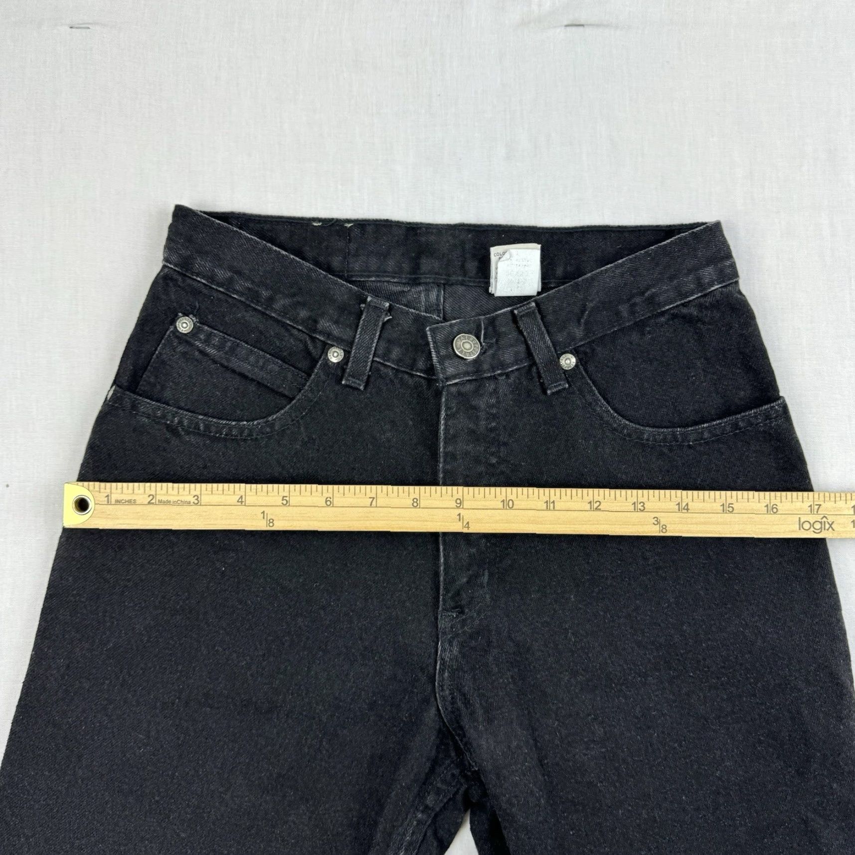 Vintage VINTAGE Aéropostale Jeans Women Regular 28 29 Black High Rise USA Made Mom Jeans Womens Jeans Size 28" / US 6 / IT 42 - 7 Thumbnail