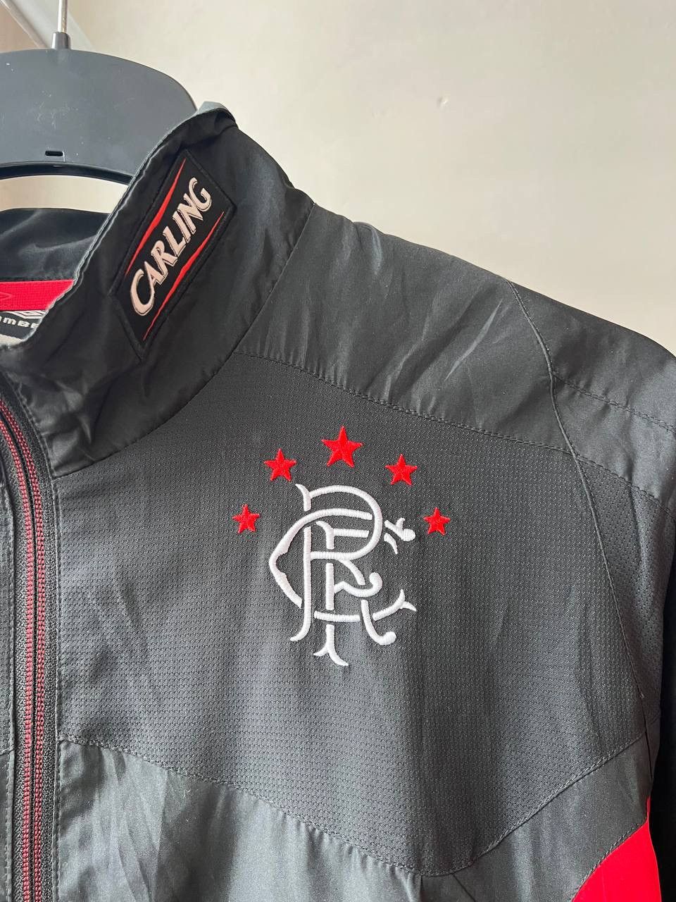 Umbro 2009/10 RANGERS GLASGOW TRAINING SOCCER TRACK ZIP JACKET SZM Size US M / EU 48-50 / 2 - 5 Thumbnail