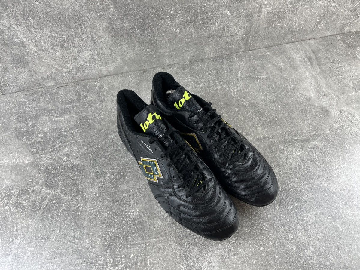 Lotto Sport × Vintage Lotto Calcio Ruud Gullit 00s Black Leather Soccer Sneakers Size US 13 / EU 46 - 3 Thumbnail