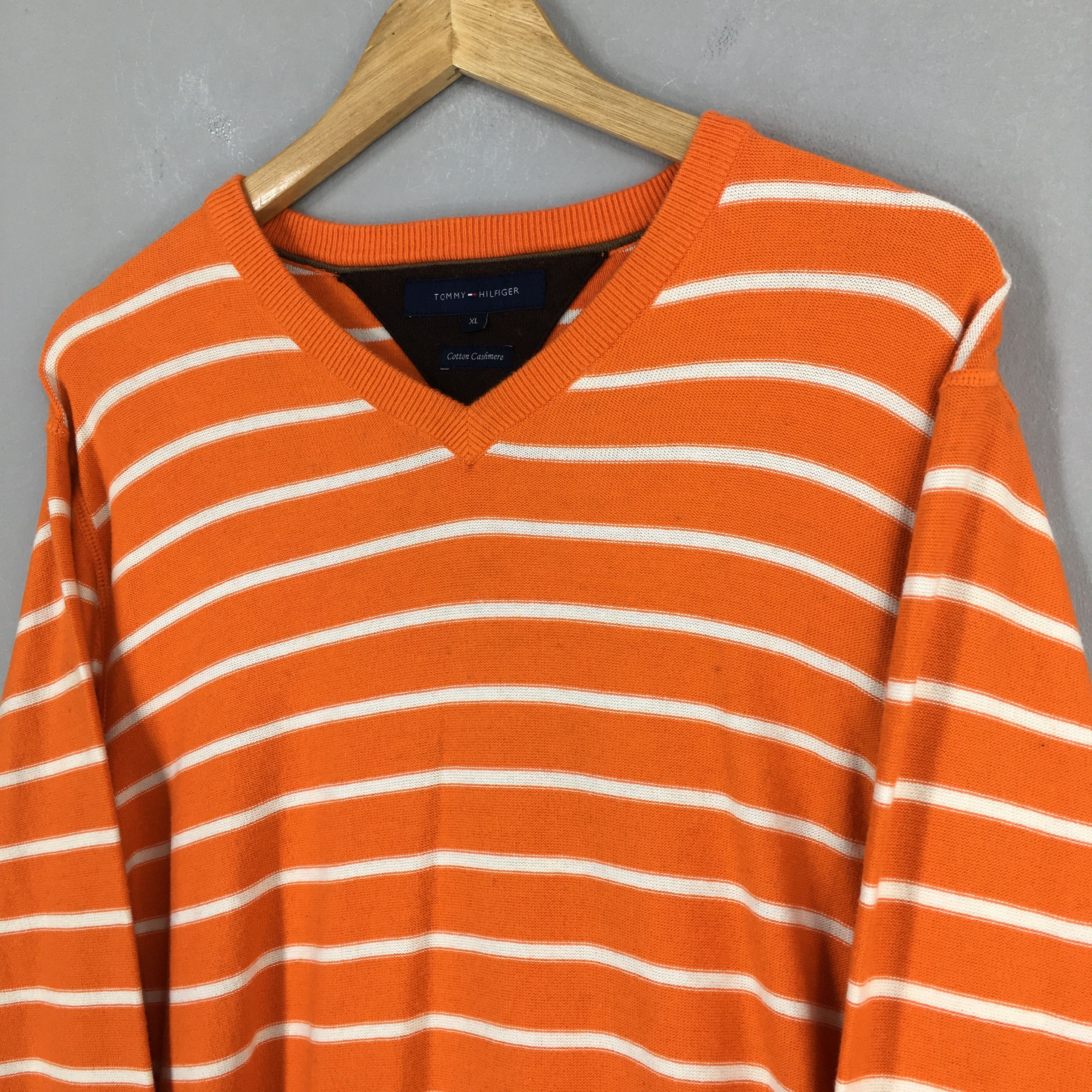 Tommy Hilfiger Vintage 90's Tommy Hilfiger Stripes Sweatshirt XLarge Size US XL / EU 56 / 4 - 3 Thumbnail
