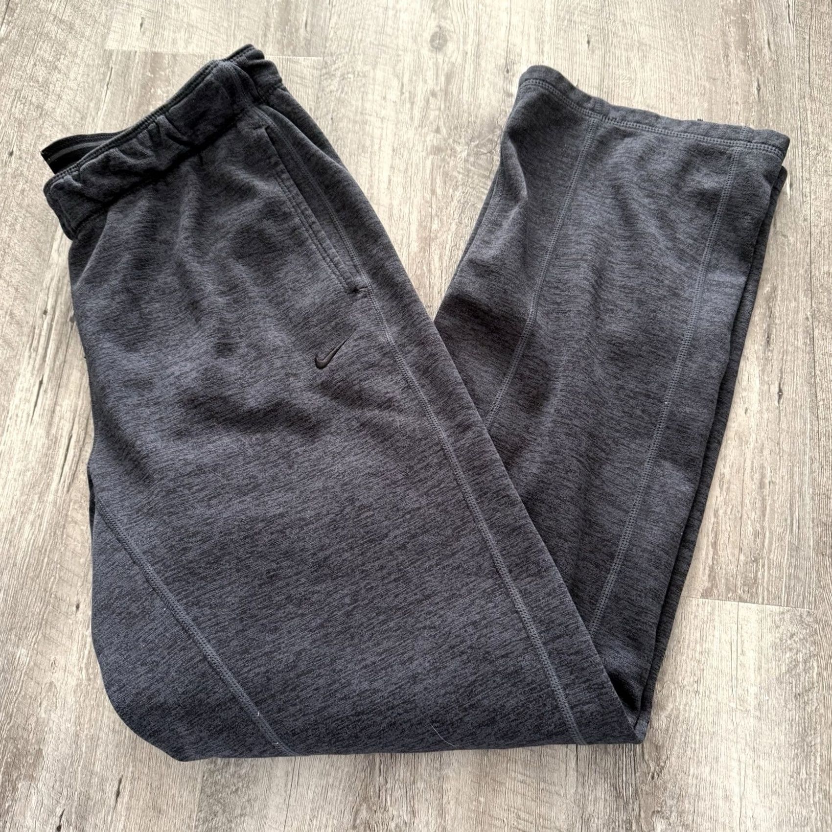Nike Nike Therma-Fit Pants Womens M Gray Blue Zip Ankle Sweatpants Joggers Size 32" / US 10 / IT 46 - 5 Thumbnail