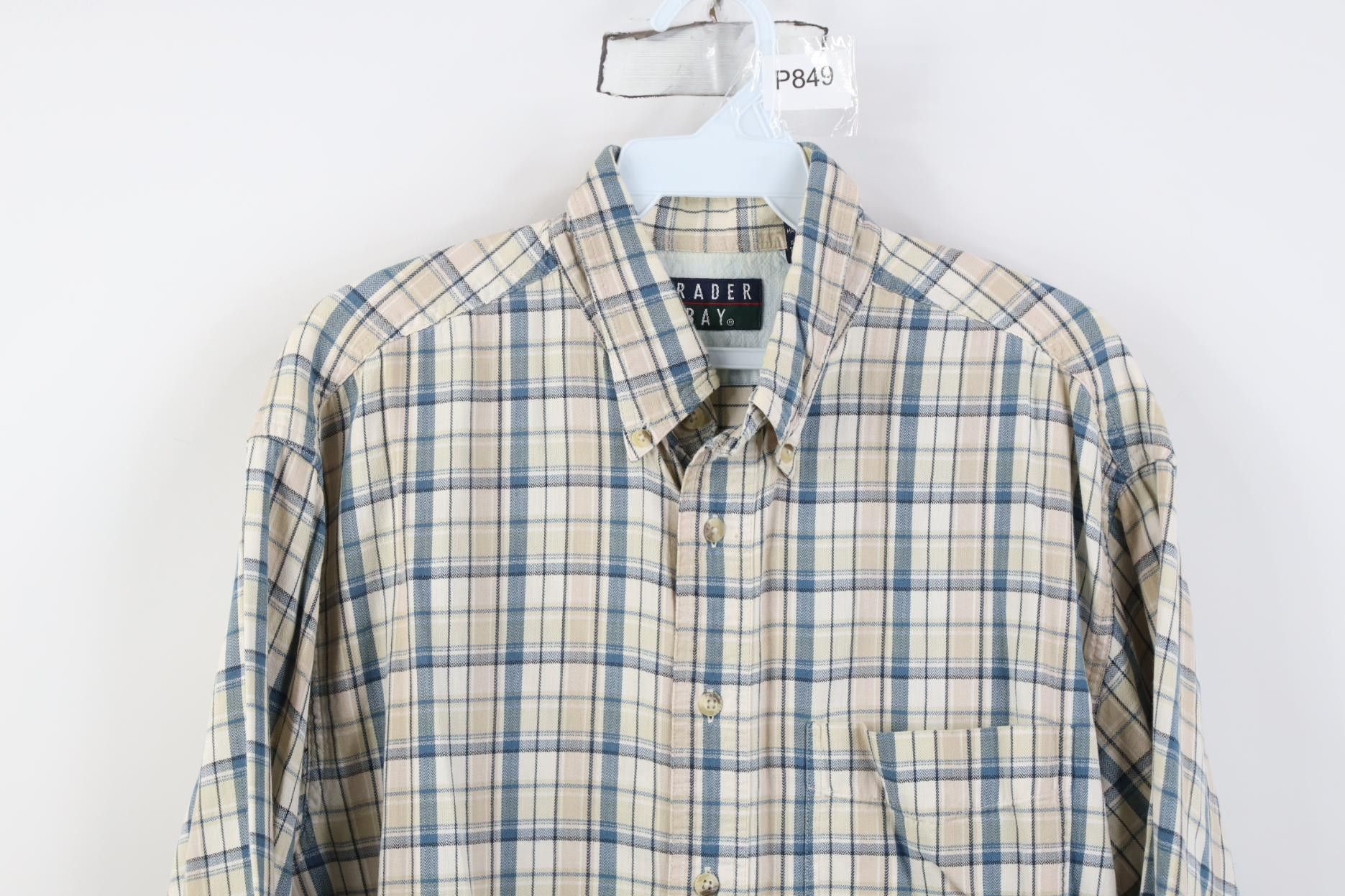 Vintage Vintage 90s Streetwear Collared Button Down Shirt Plaid Size US M / EU 48-50 / 2 - 2 Thumbnail