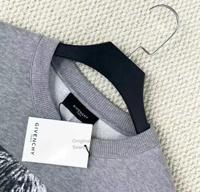 Givenchy Givenchy Gray Robot Logo Hoodie Size US XXS / EU 40 - 2 Thumbnail