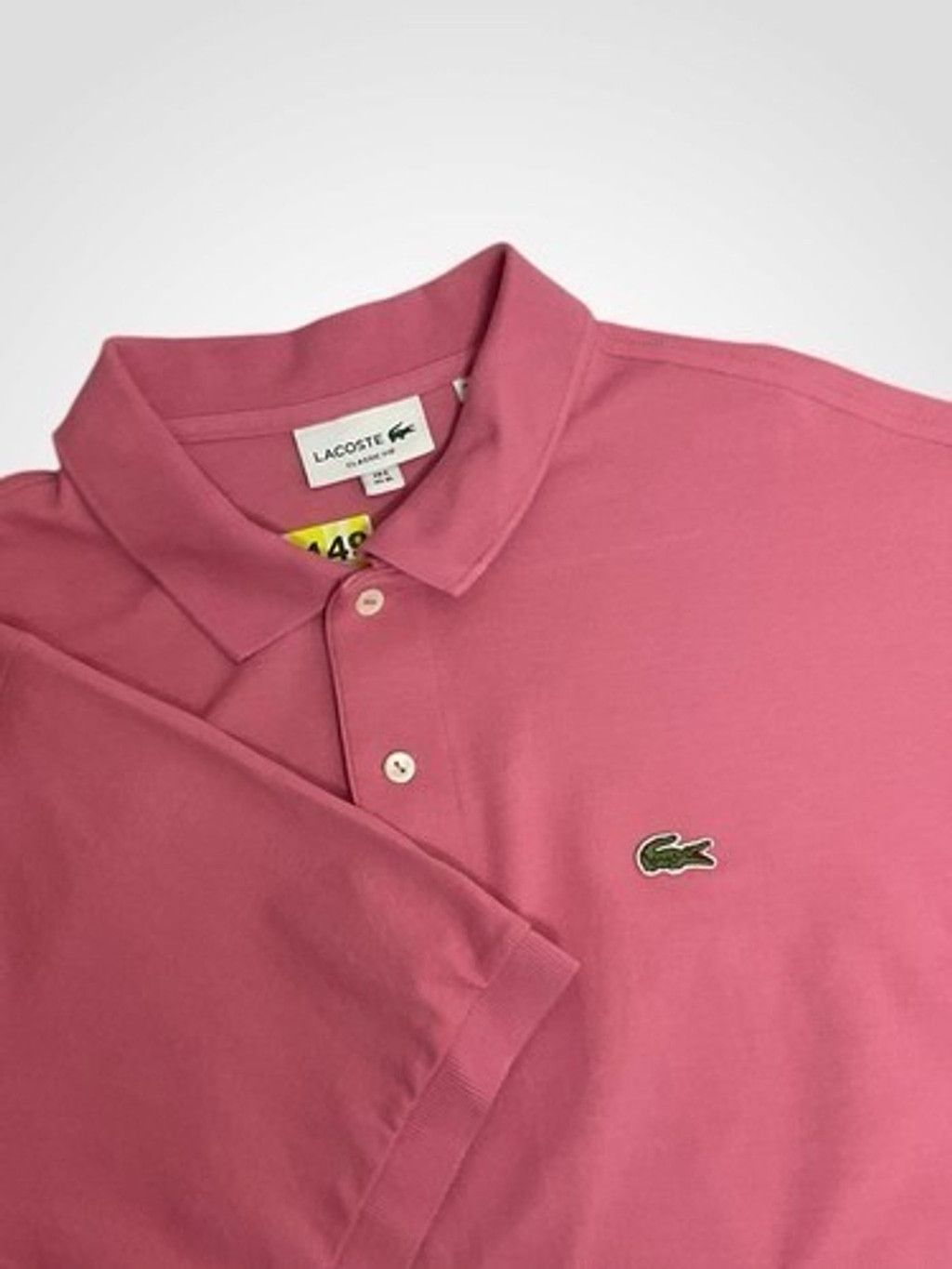 Lacoste New without tags Lacoste Classic Fit Pink Polo Shirt Men XL Size US XL / EU 56 / 4 - 1 Thumbnail