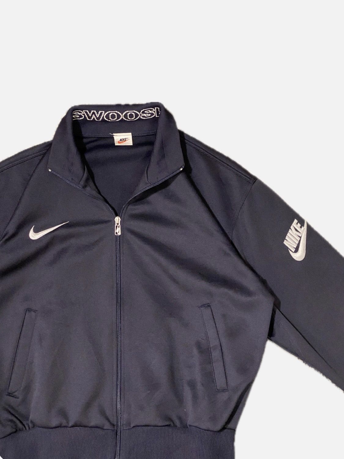 Nike VINTAGE 90s BOXY NIKE TRACKTOP MADE IN JAPAN Size US L / EU 52-54 / 3 - 3 Thumbnail