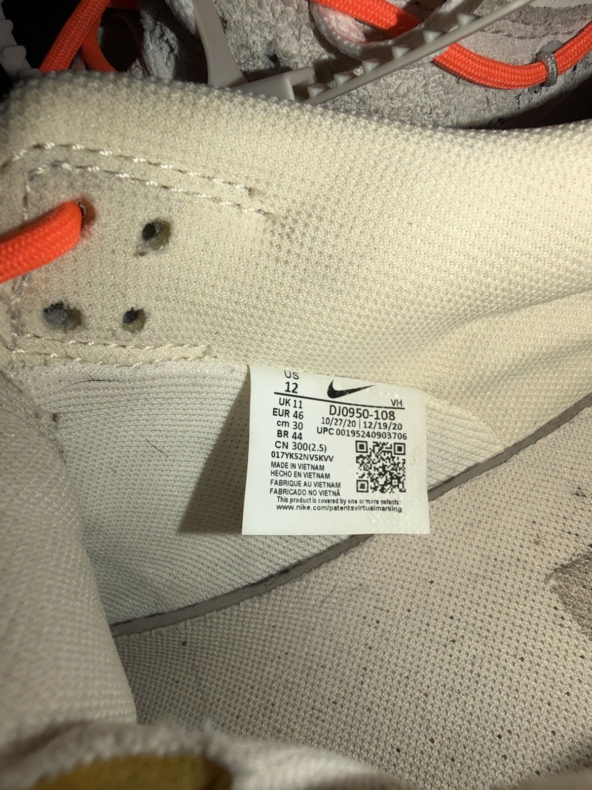 Nike × Off-White OffWhite Dunk Low Lot 11 Size US 12 / EU 45 - 4 Thumbnail