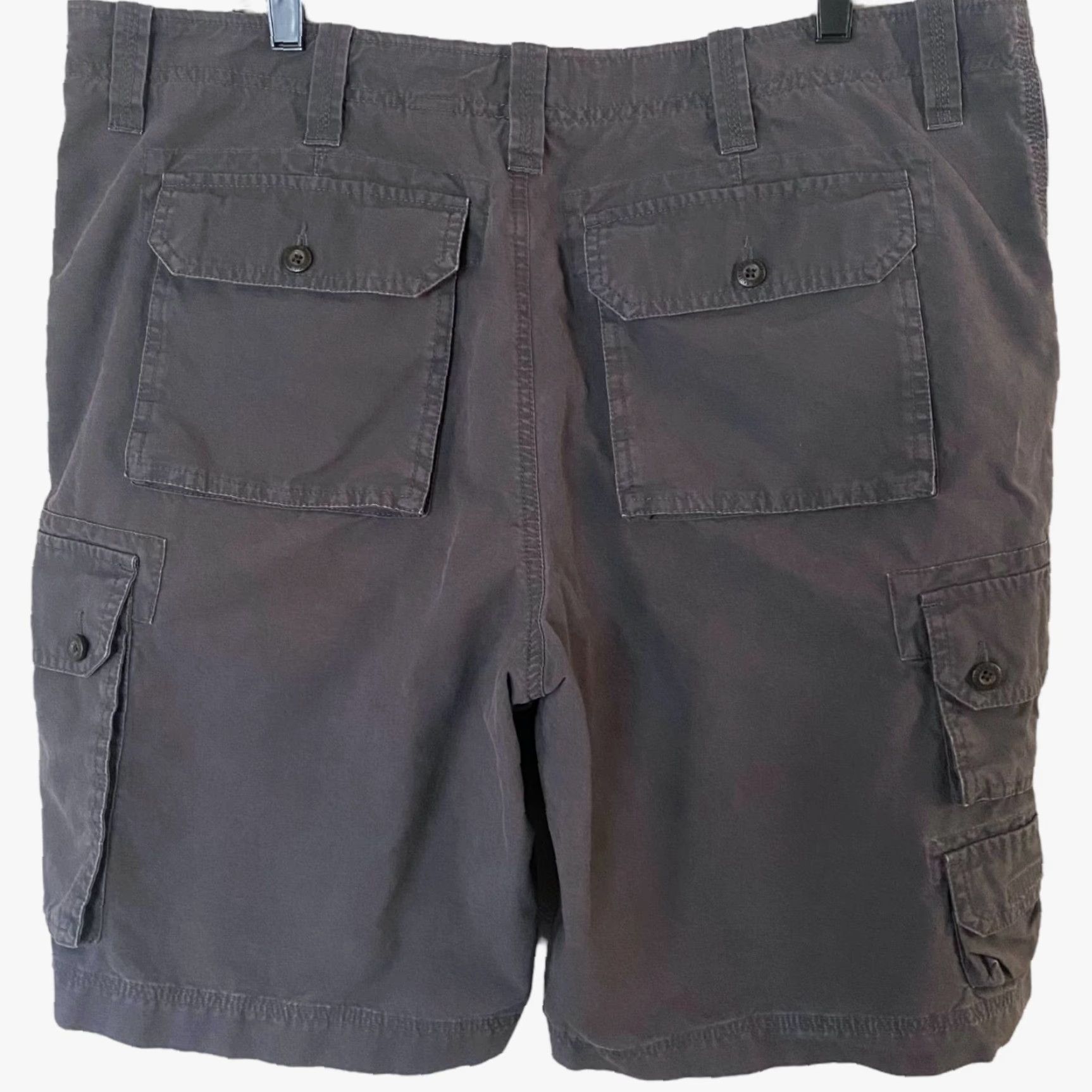 Eddie Bauer Y2K Eddie Bauer Cotton Cargo Shorts Gray Men 42 Casual Hiking Outdoors Cotton Cargo Shorts 10.5 Inseam Y2K Eddie Bauer Men's Size 42 Size US 42 / EU 58 - 4 Thumbnail