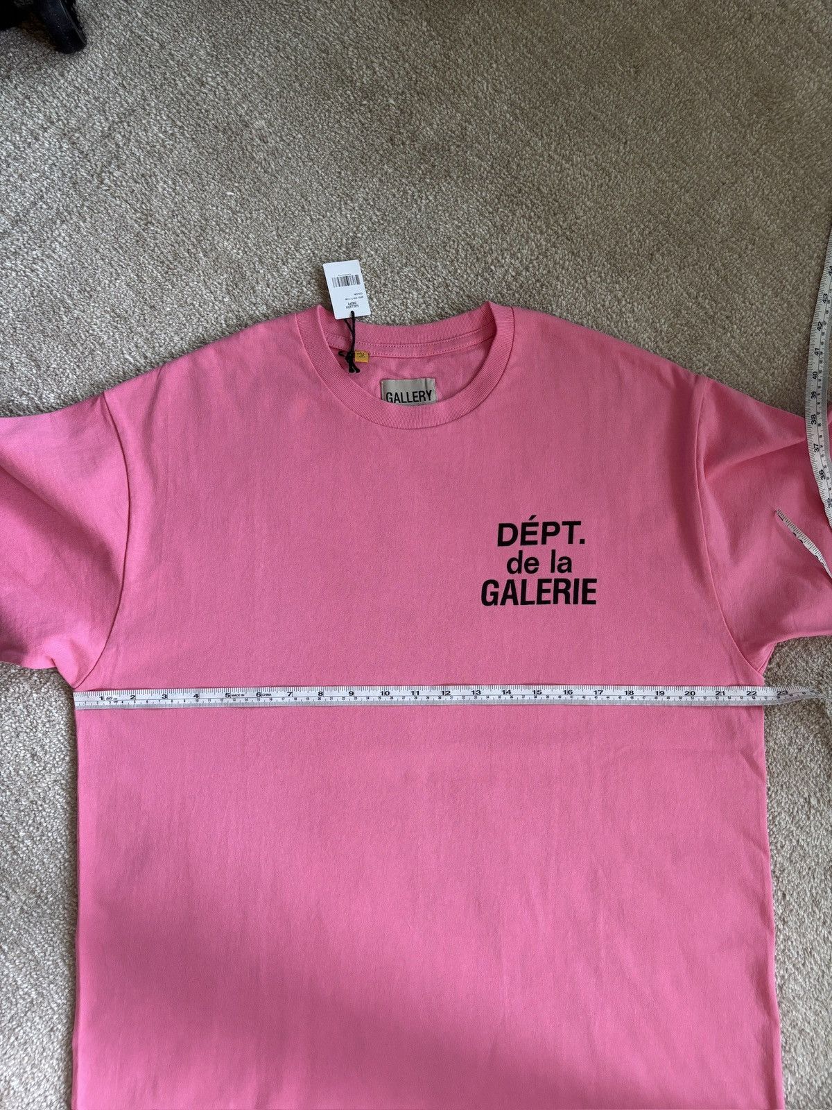 Gallery Dept. PINK FRENCH LOGO TEE Size US M / EU 48-50 / 2 - 11 Thumbnail