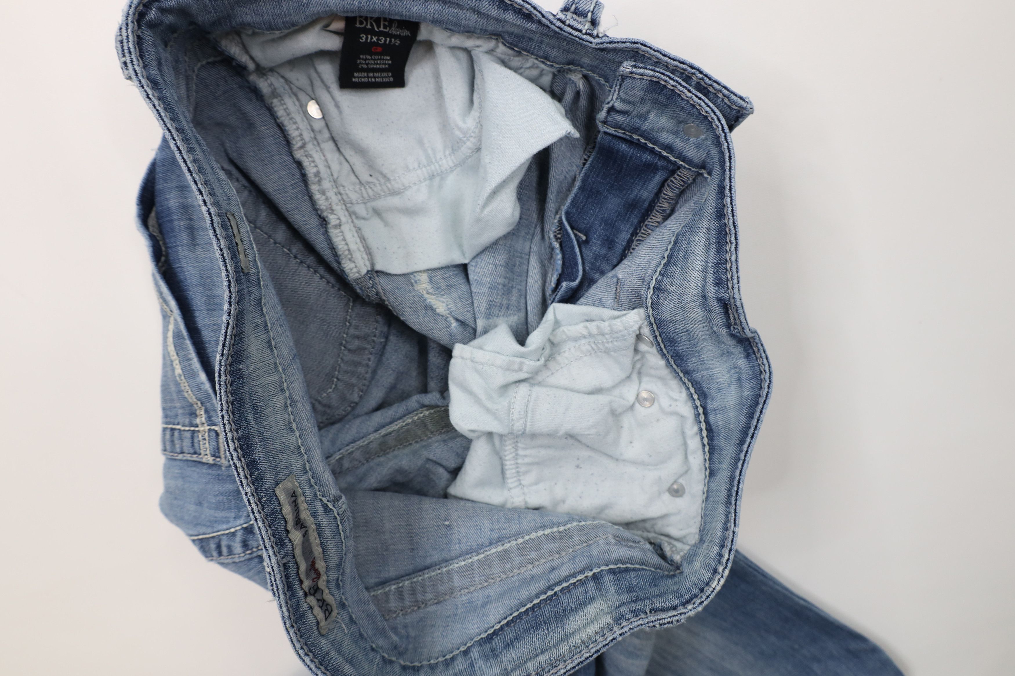 Vintage Buckle BKE Sabrina Stretch Flared Wide Leg Denim Jeans Blue Size 31" - 10 Thumbnail