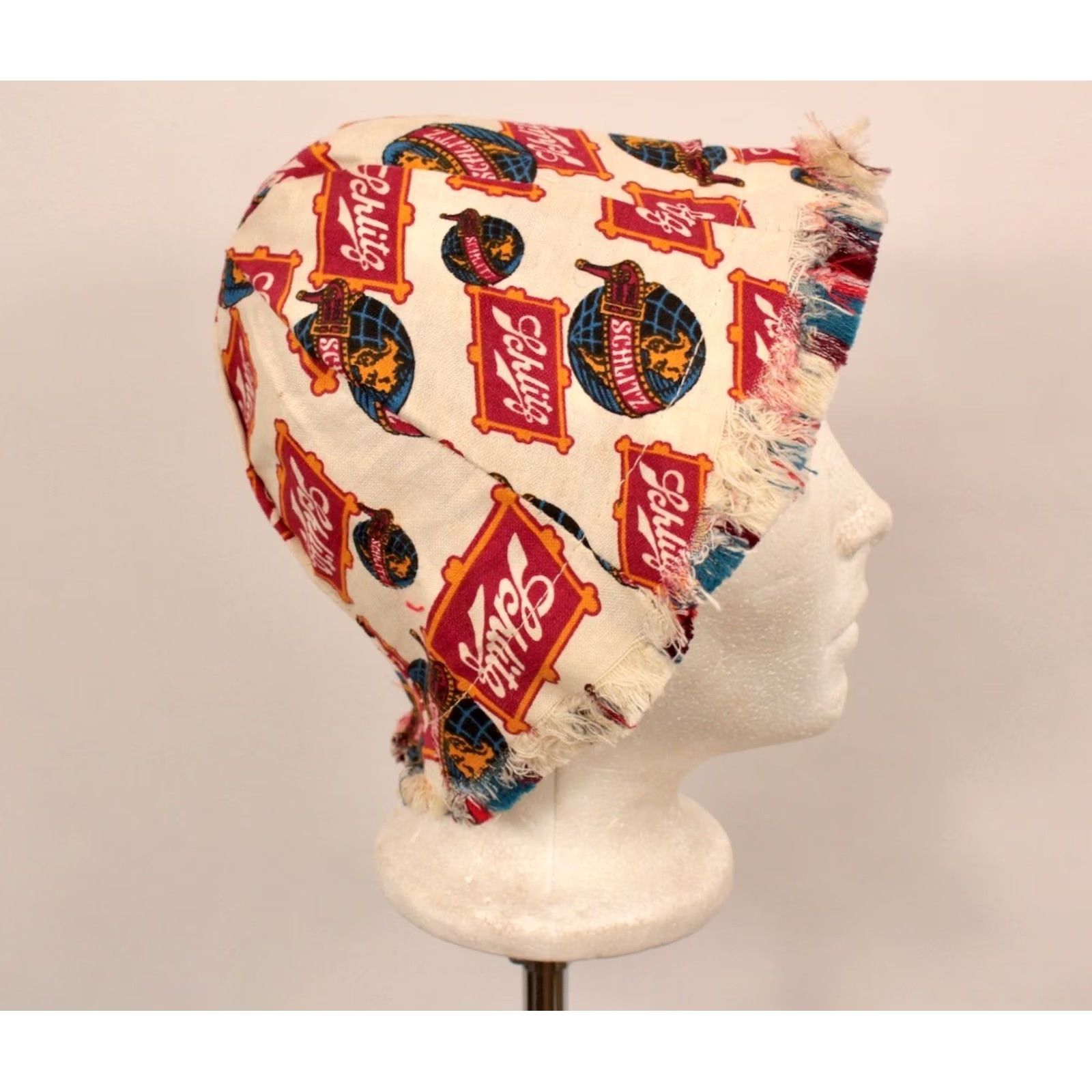 Vintage Vintage Schlitz Bucket Hat Advertisements 1960s - Cotton - Fitted Size ONE SIZE - 5 Thumbnail