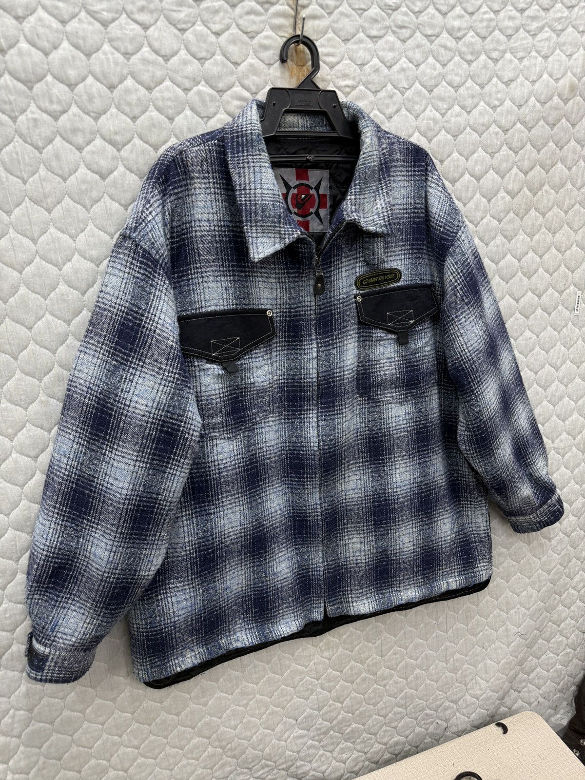 Quiksilver 🔥🔥🔥ARCHIVE VINTAGE QUIKSILVER PLAID JACKET Size US L / EU 52-54 / 3 - 3 Thumbnail
