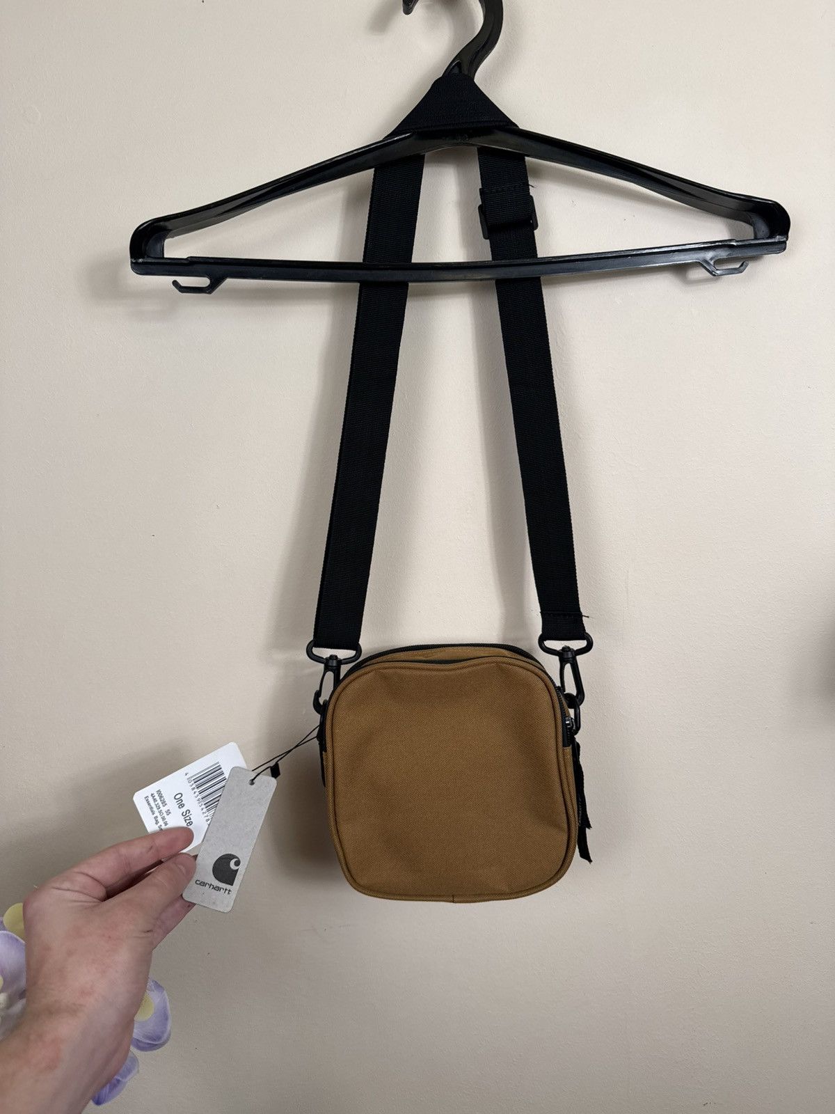 Carhartt Carhartt WIP Essentials Bag Crossbody Shoulder Bag Sand Size ONE SIZE - 13 Thumbnail