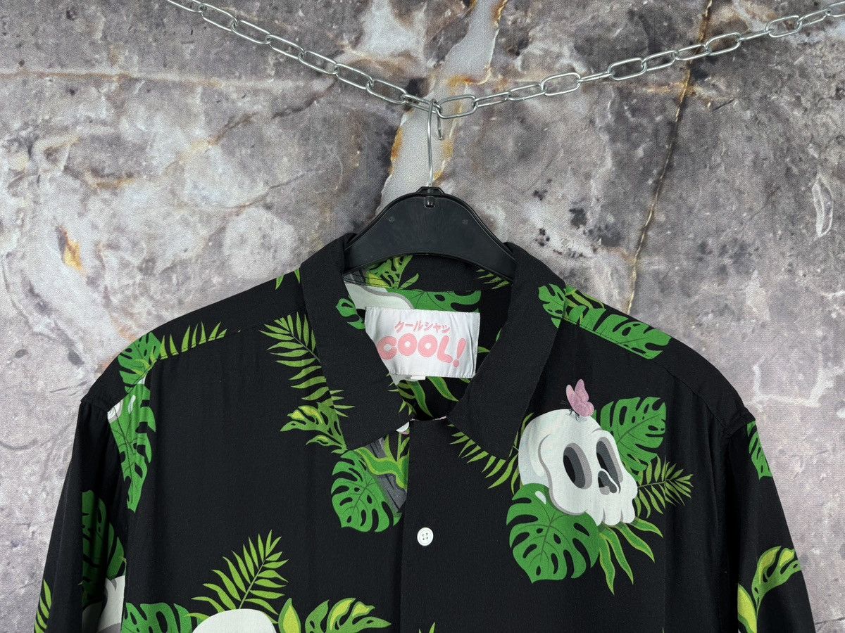 Other Cool Hawaiian Shirt Skull Tropical Button-Up Short Sleeve Size US XL / EU 56 / 4 - 2 Thumbnail
