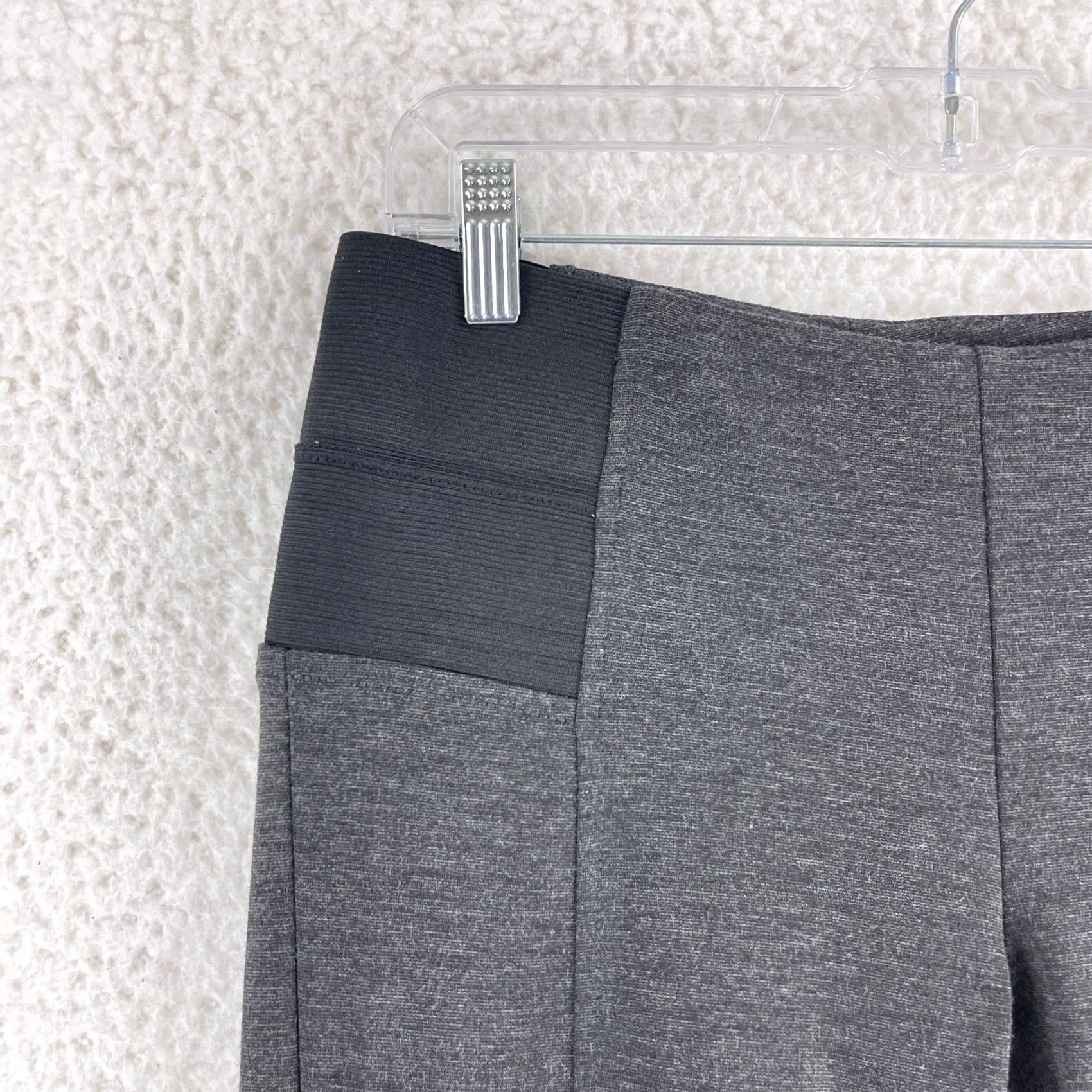 Vintage Kut from the Kloth Gray Legging Pants Womens Medium Pull On Skinny Knit Casual, Workwear, 28 Inseam, Aline? Size 32" / US 10 / IT 46 - 4 Thumbnail