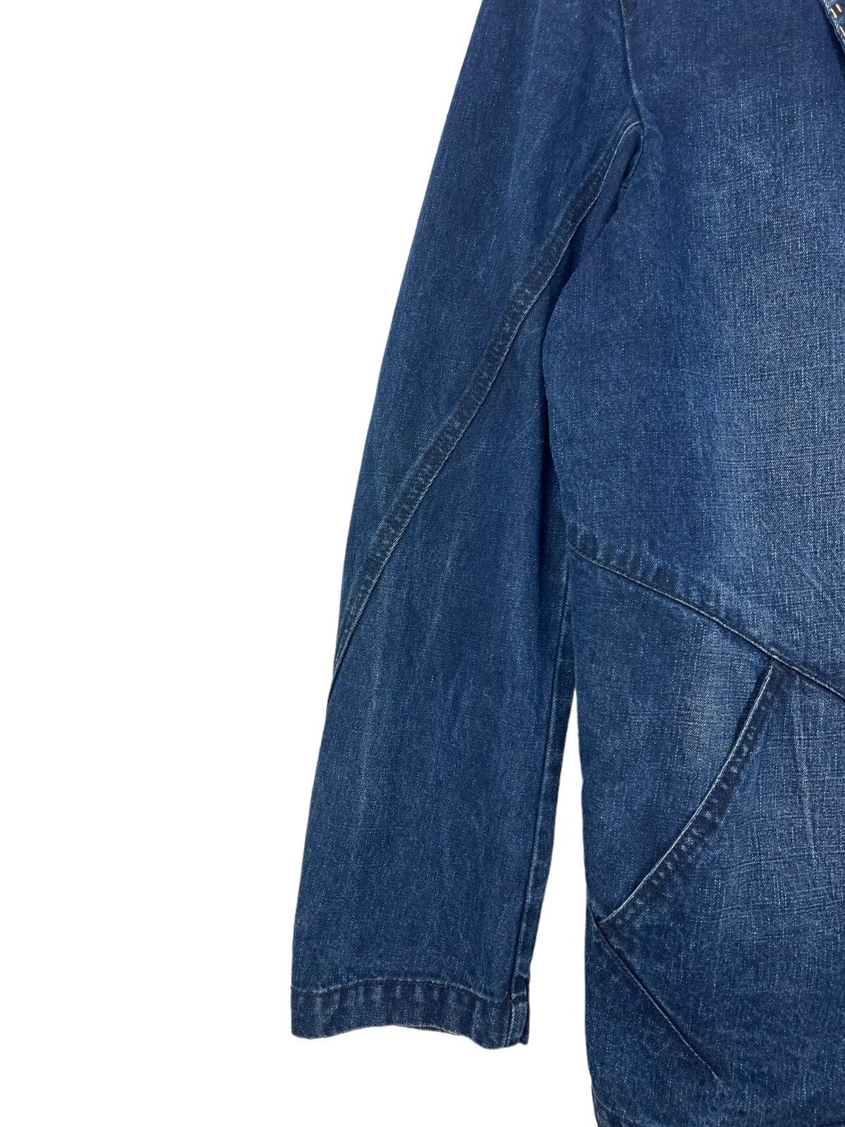 Marithe + Francois Girbaud Vintage Marithe Francois Girbaud Denim Blazer Jacket Size US L / EU 52-54 / 3 - 6 Thumbnail